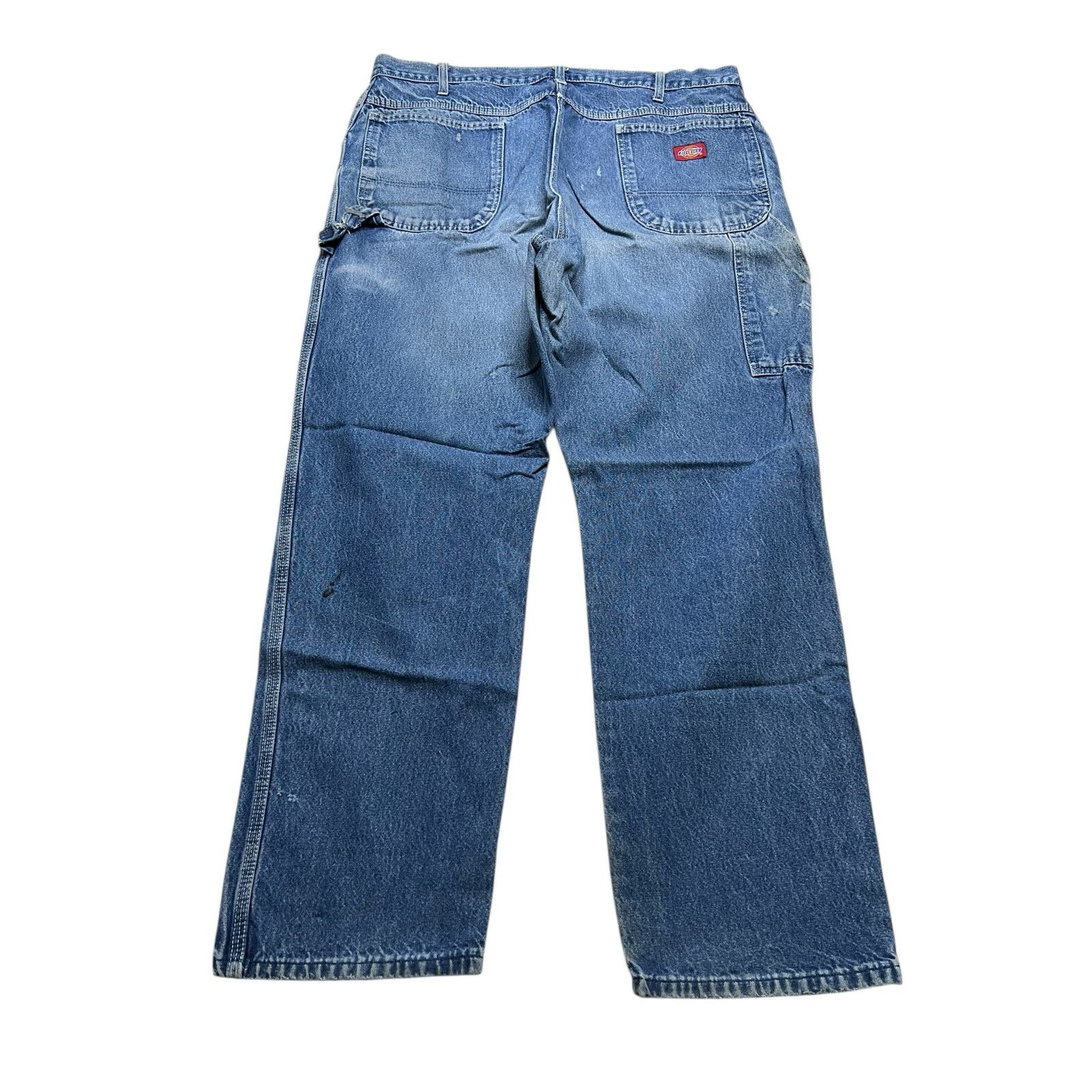 Dickies Dickies Jeans Mens Sz 40 Actual 37x29 Blue Talon VTG 80s Size US 40 / EU 56 - 2 Thumbnail