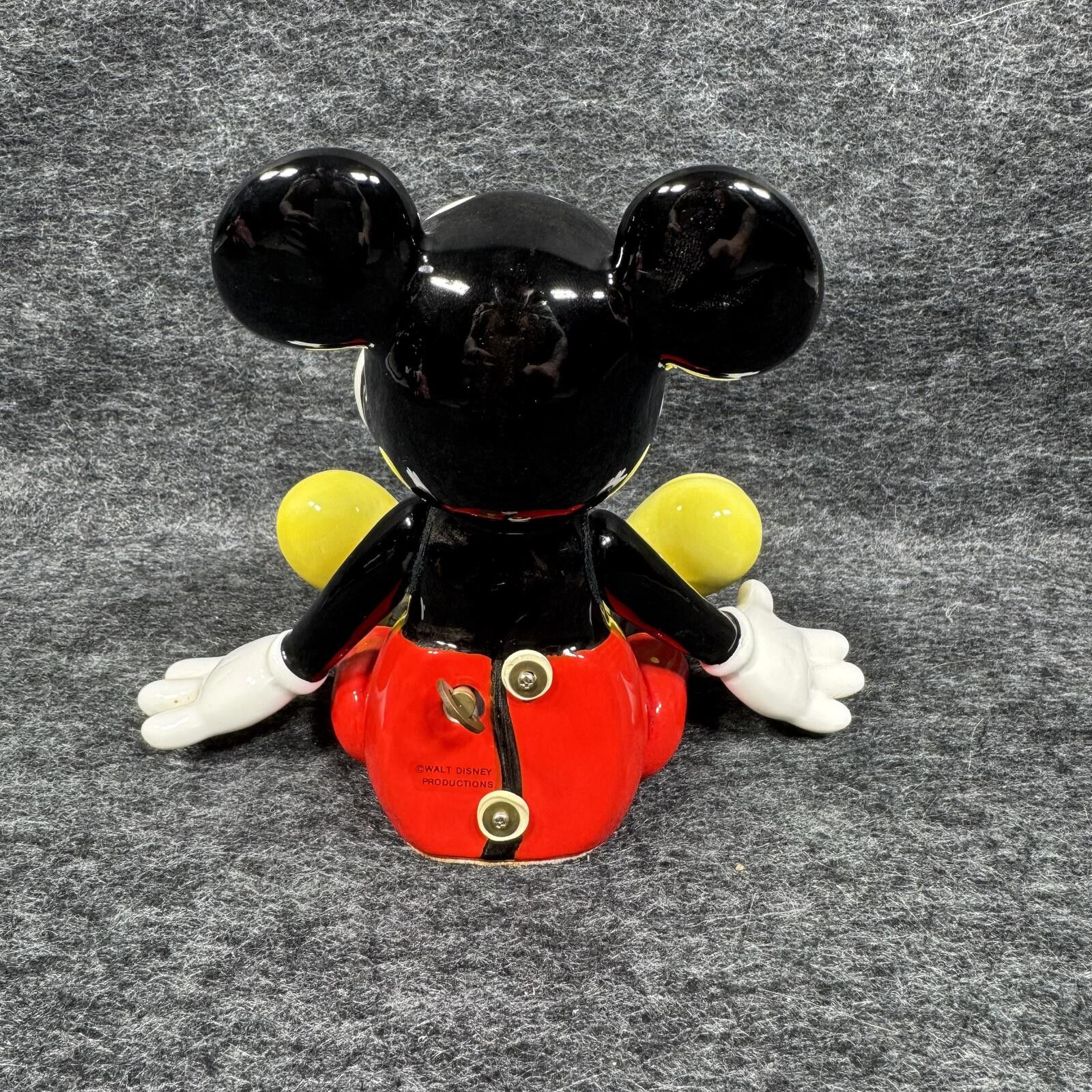 SCHMIDT Disney Figurine Schmid Mickey Mouse Music Ceramic Vintage Size ONE SIZE - 2 Thumbnail