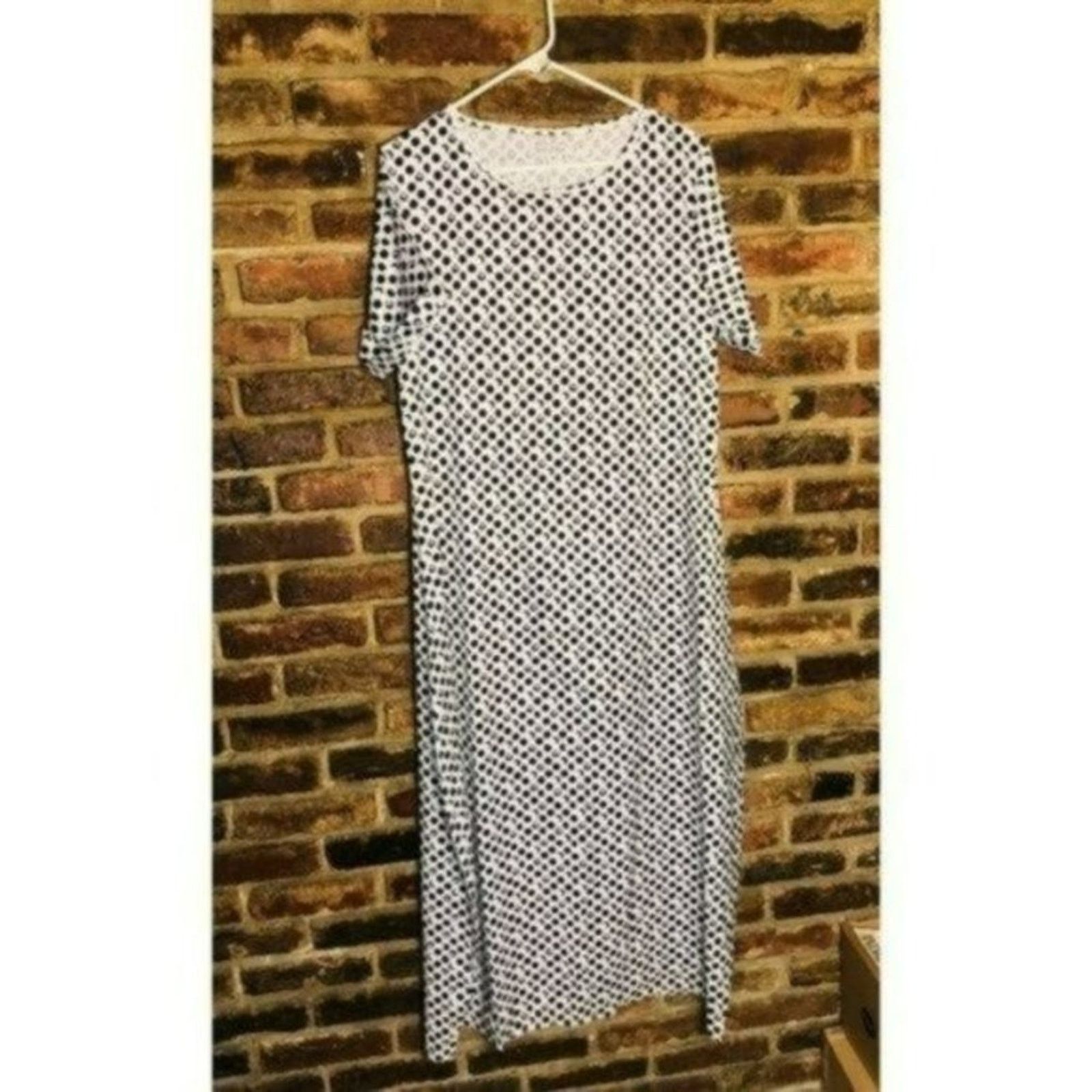Other MISSLOOK Black White Geometric Short Sleeve Dress Medium Size M / US 6-8 / IT 42-44 - 1 Thumbnail