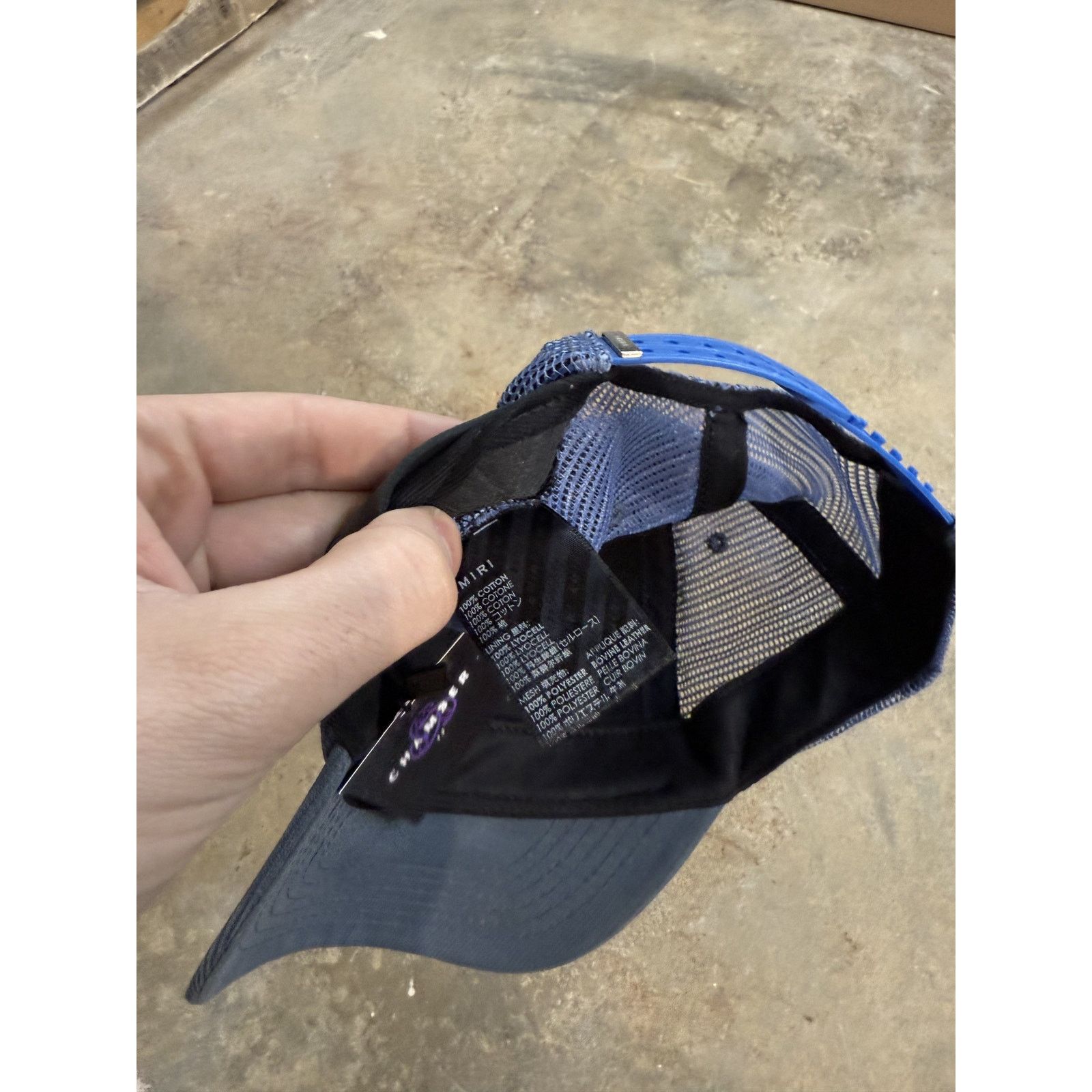 Amiri Amiri Three Star Blue Black Stars Used OSFM Size ONE SIZE - 4 Thumbnail