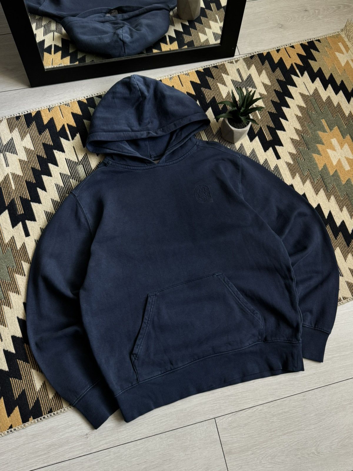 Carhartt Wip Carhartt WIP Verse Patch Garment Dyed Hoodie Size US S / EU 44-46 / 1 - 7 Thumbnail