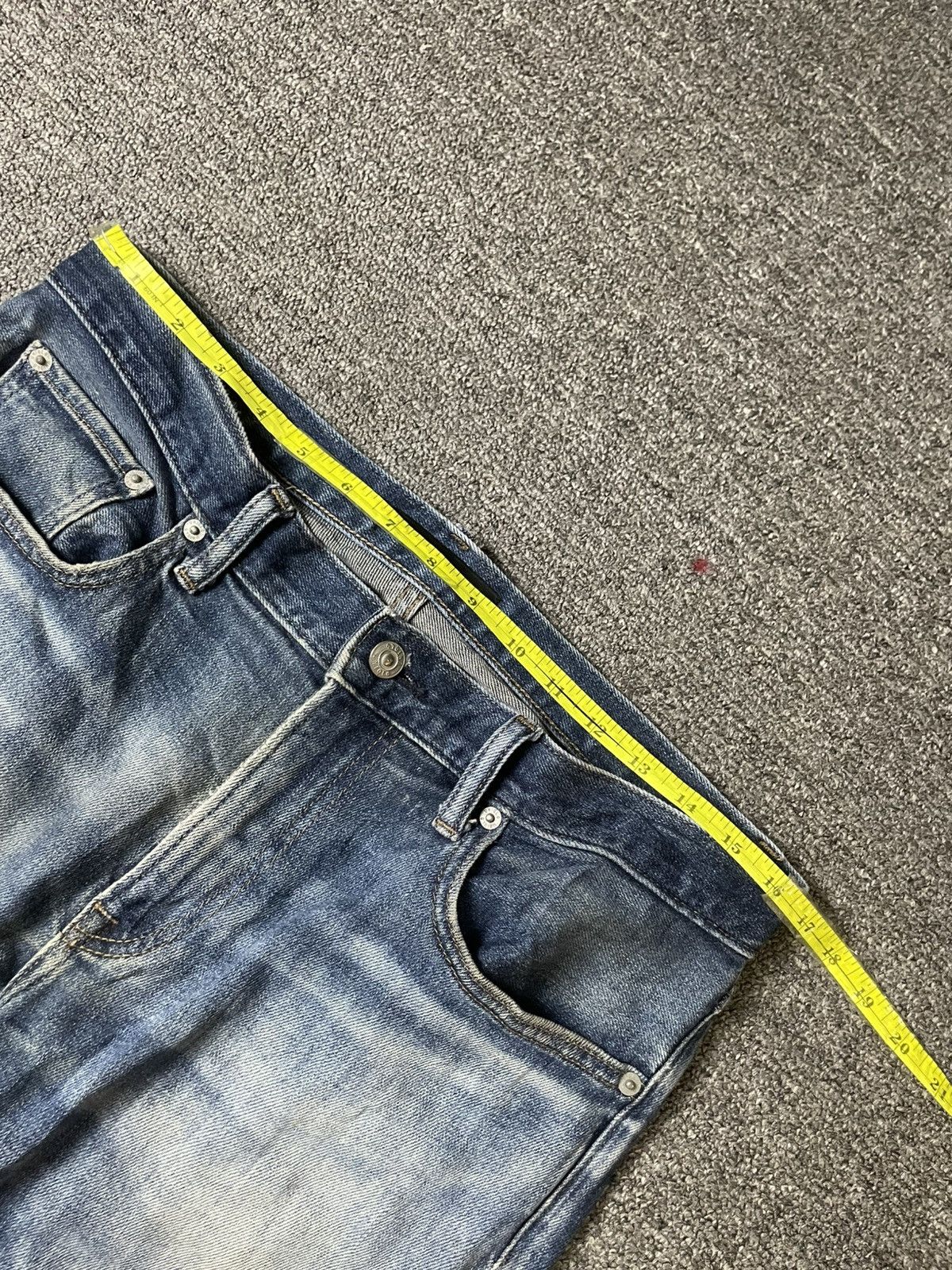 Japanese Brand × Uniqlo × Vintage UNIQLO Brand Regular Fit Denim Jeans (117) Size US 33 - 4 Thumbnail
