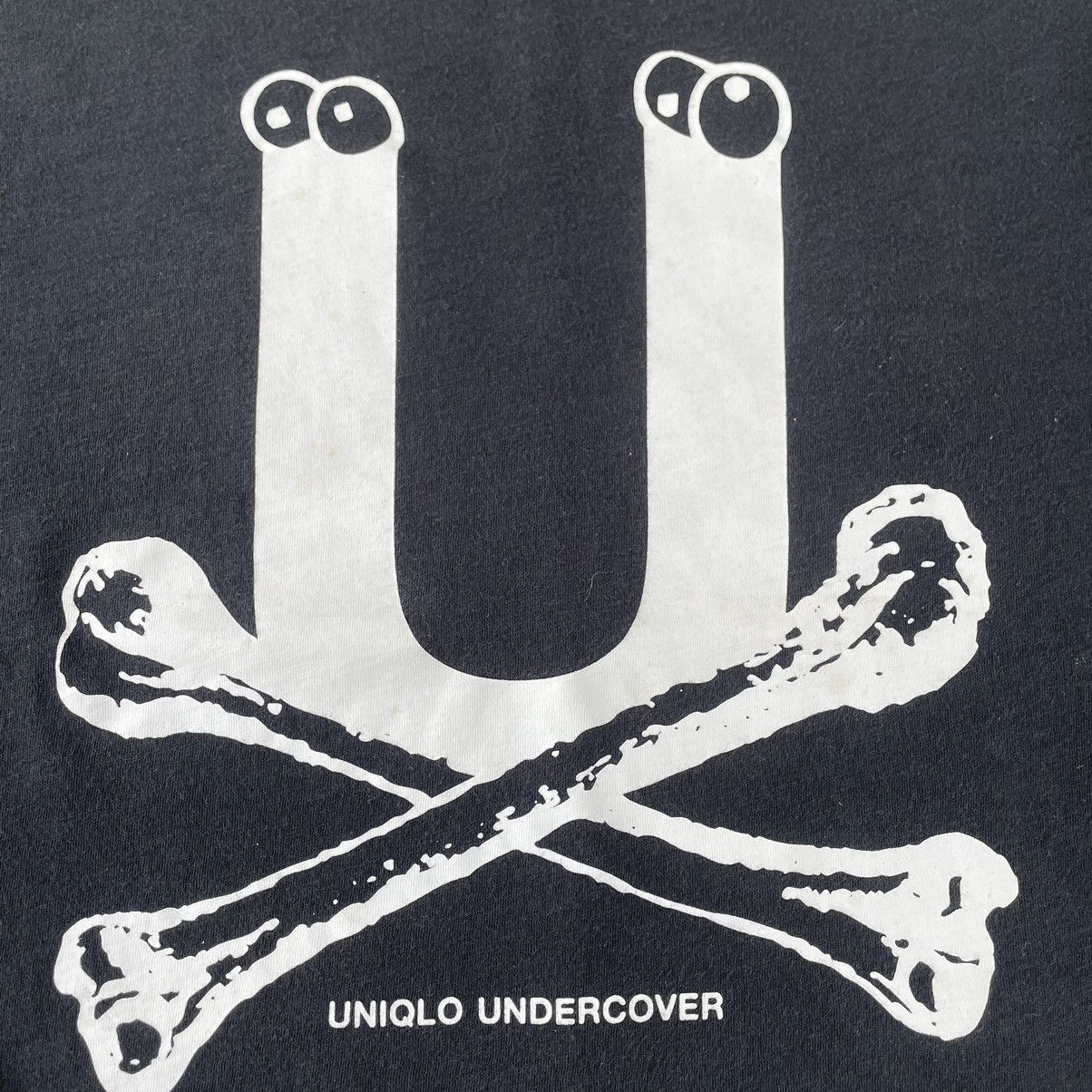 Japanese Brand × Jun Takahashi × Uniqlo 🔥🔥🇯🇵Uniqlo Undercover Jun Takashi Big Logo Bones Skull Tee Size US M / EU 48-50 / 2 - 3 Thumbnail