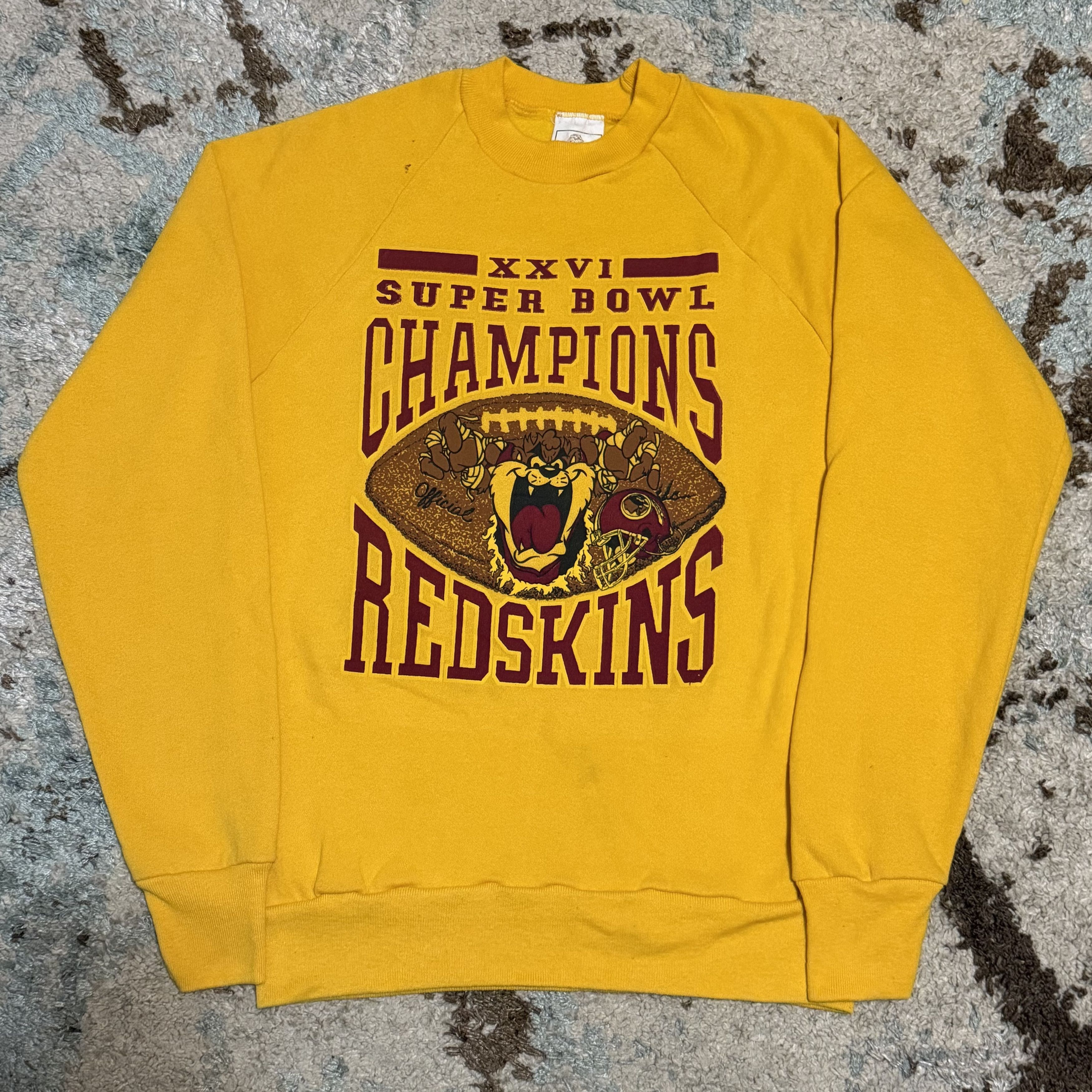 Cartoon Network × NFL × Vintage Vintage 1992 Washington Redskins Taz Sweatshirt Size Small Size US S / EU 44-46 / 1 - 1 Thumbnail