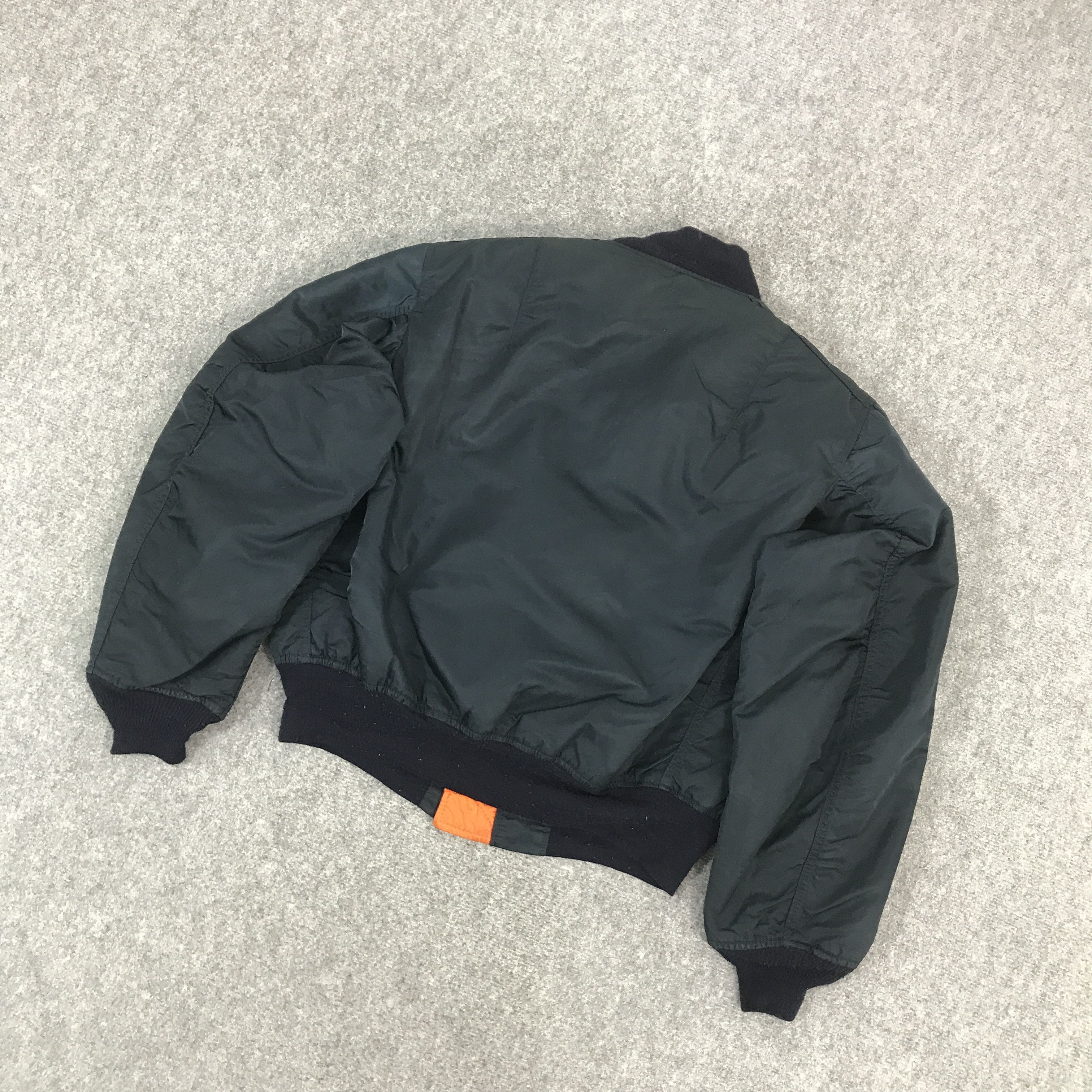 Alpha Industries VTG ALPHA INDUSTRIES NAVY BOMBER JACKET Size US XL / EU 56 / 4 - 6 Thumbnail