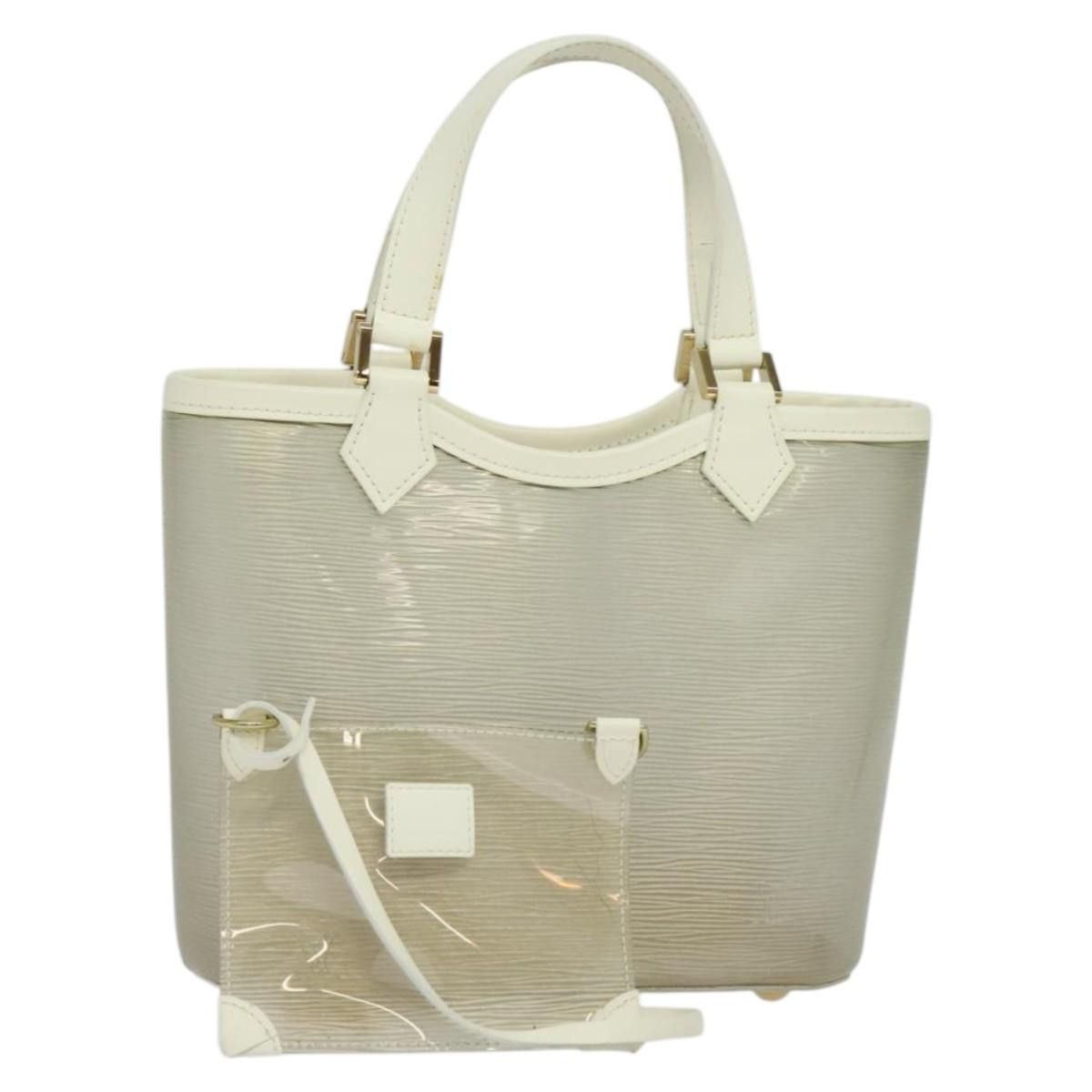 Louis Vuitton LOUIS VUITTON Epi Plage Mini Lagoon Bay Hand Bag White Size ONE SIZE - 1 Thumbnail