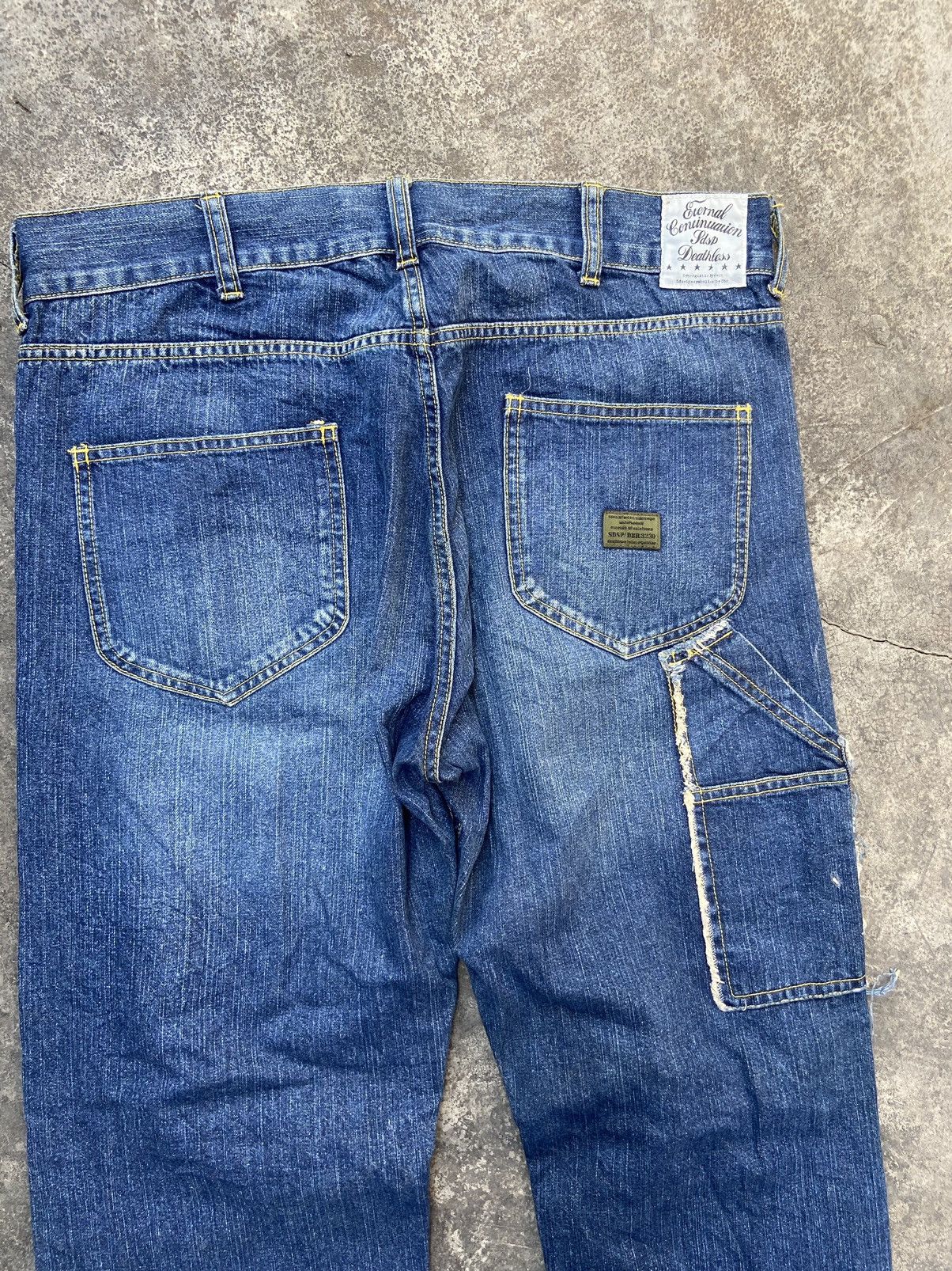 Japanese Brand Sideswipesymbolize by DBR Carpenter pants jeans Size US 35 - 6 Thumbnail