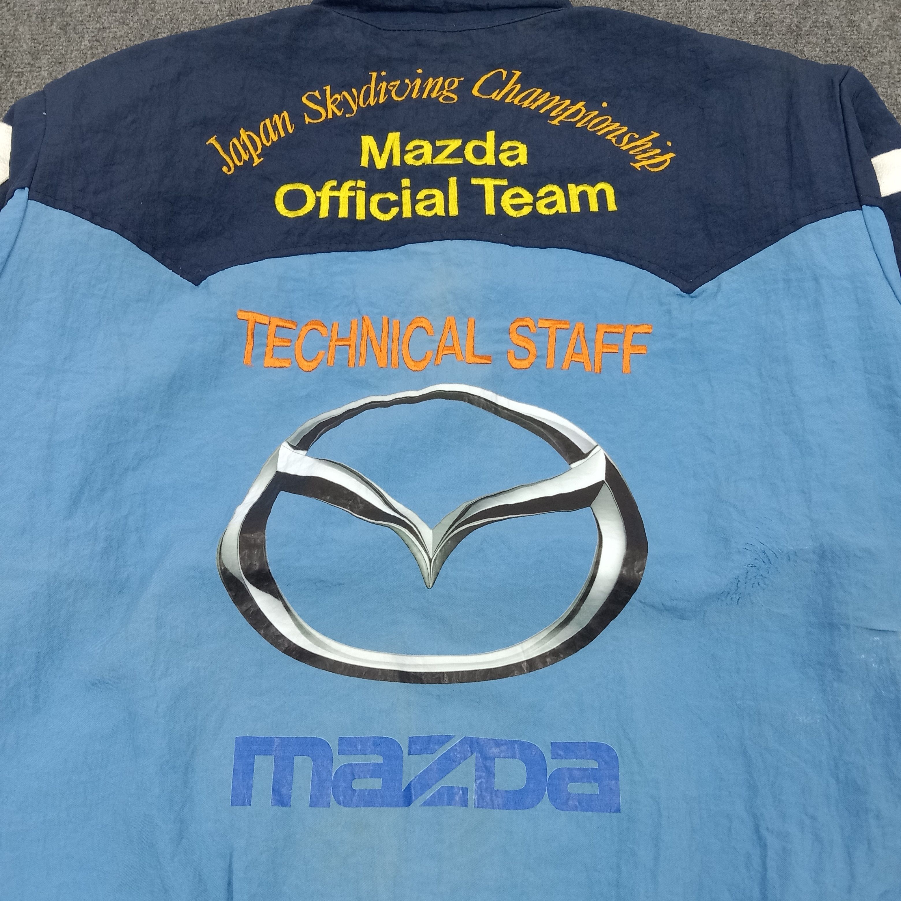 Vintage Mazda Japanese Rally Team Embroidery Spellout Jacket Size US M / EU 48-50 / 2 - 2 Thumbnail