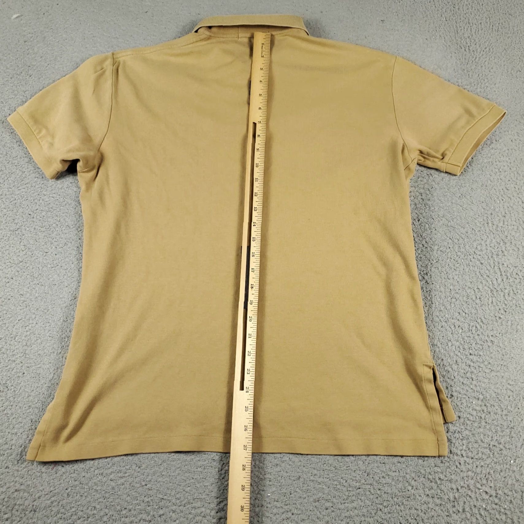 Ralph Lauren Ralph Lauren Polo Shirt Mens Medium Beige Pony Polo Shirt Casual Short Sleeve Button Front No N/A Size US M / EU 48-50 / 2 - 7 Thumbnail