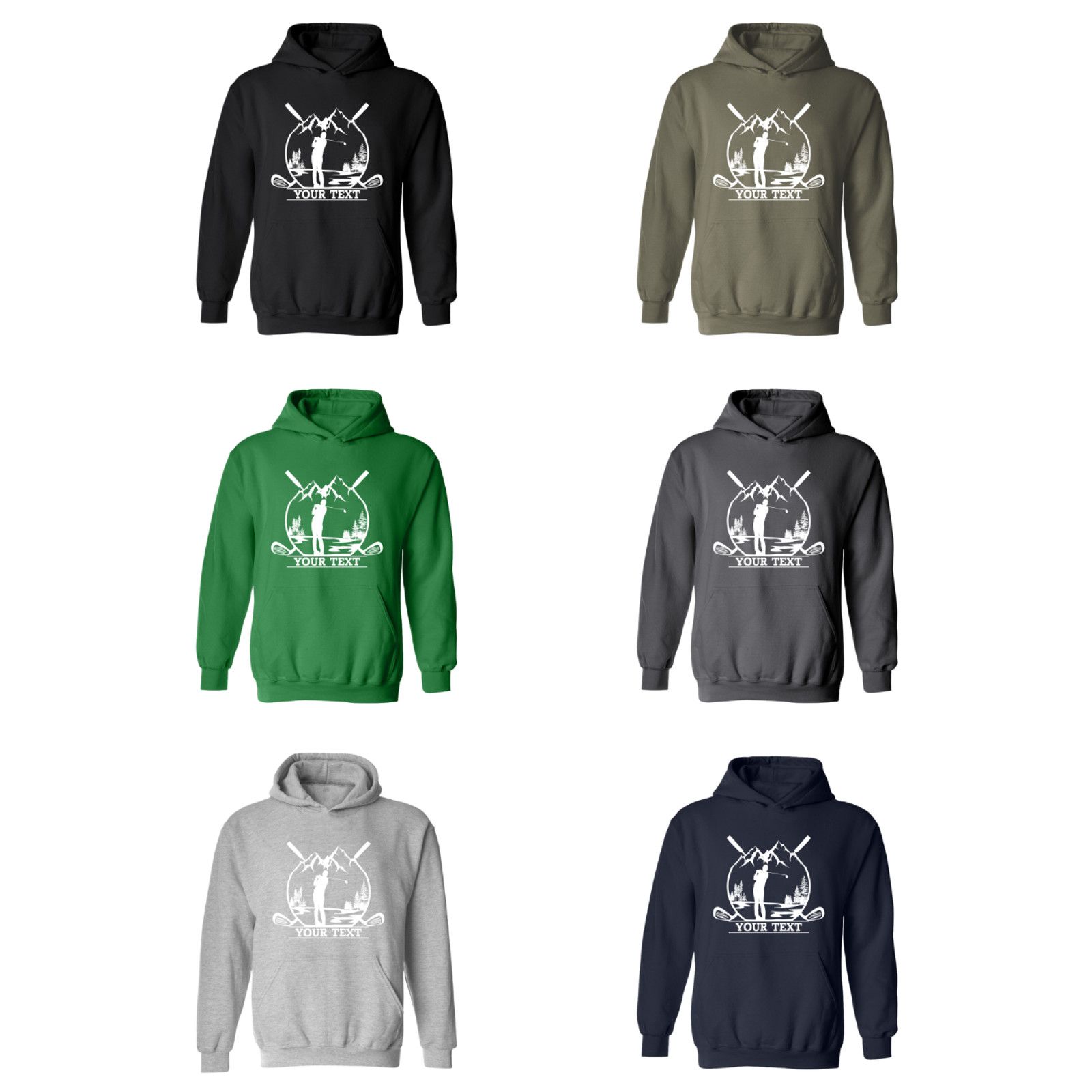 & Other Stories Golf Hoodie Personalized Golfer in Nature Name Sweatshirt Size US L / EU 52-54 / 3 - 3 Thumbnail