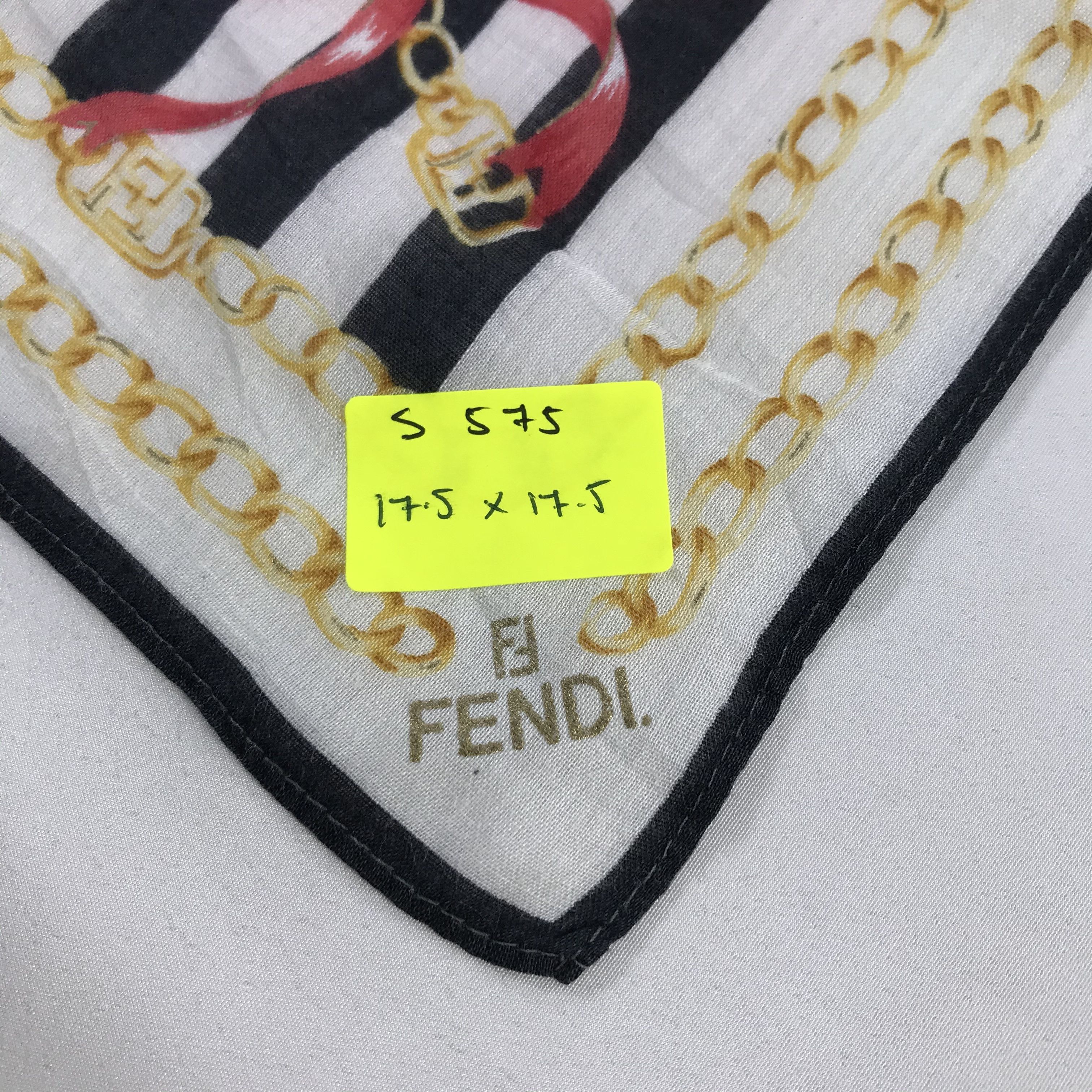 Vintage Vintage Fendi Bandana / Handkerchief / Neckerchief - S575 Size ONE SIZE - 5 Thumbnail