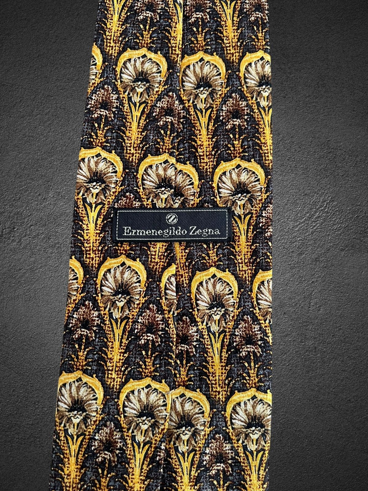 Ermenegildo Zegna Ermenegildo Zegna 100% Silk Tie – Italian Designer Size ONE SIZE - 9 Thumbnail