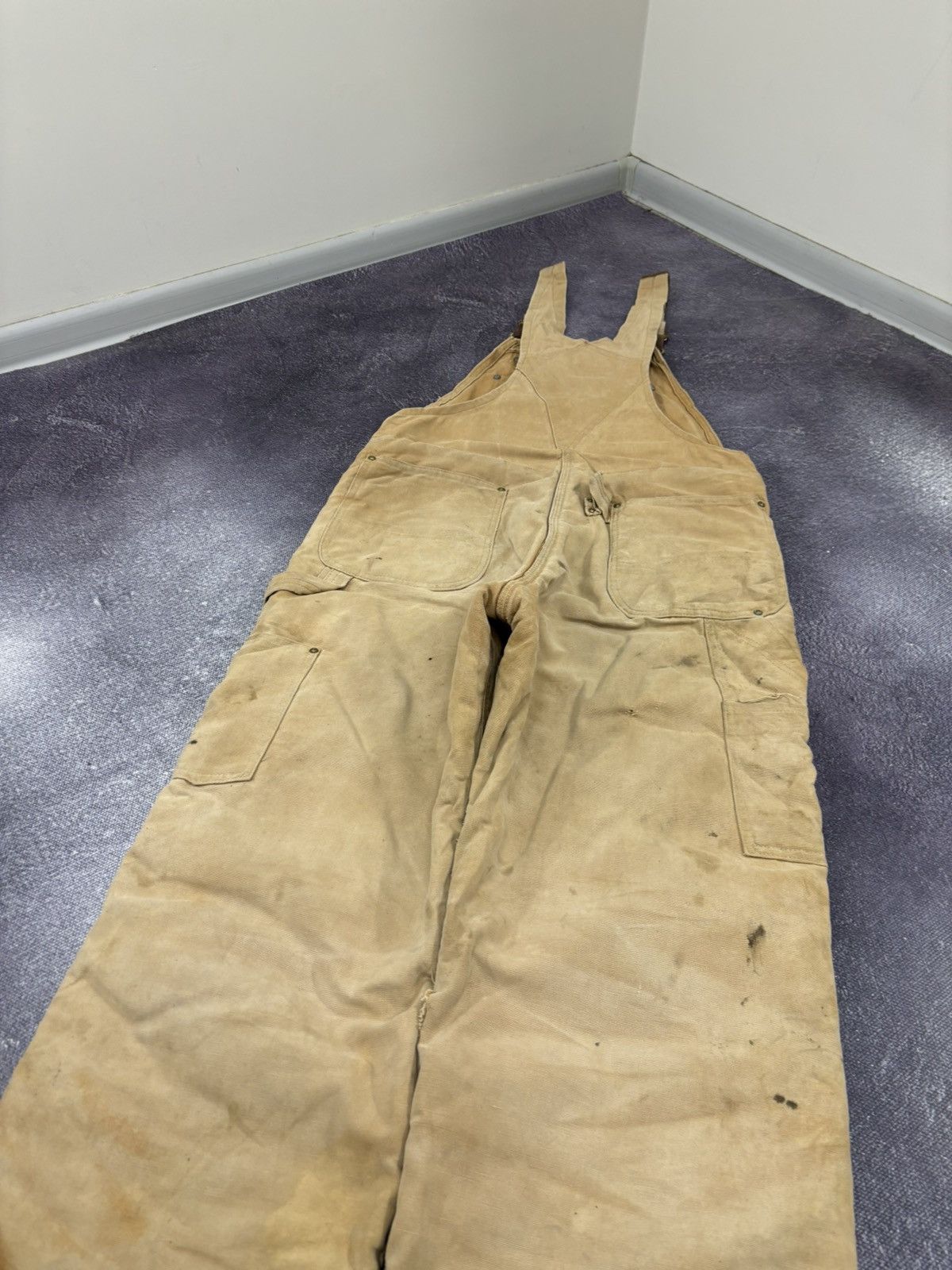 Carhartt Vintage 90s Carhartt Double Knee USA Work Dungaree Overall Size US 34 / EU 50 - 19 Thumbnail