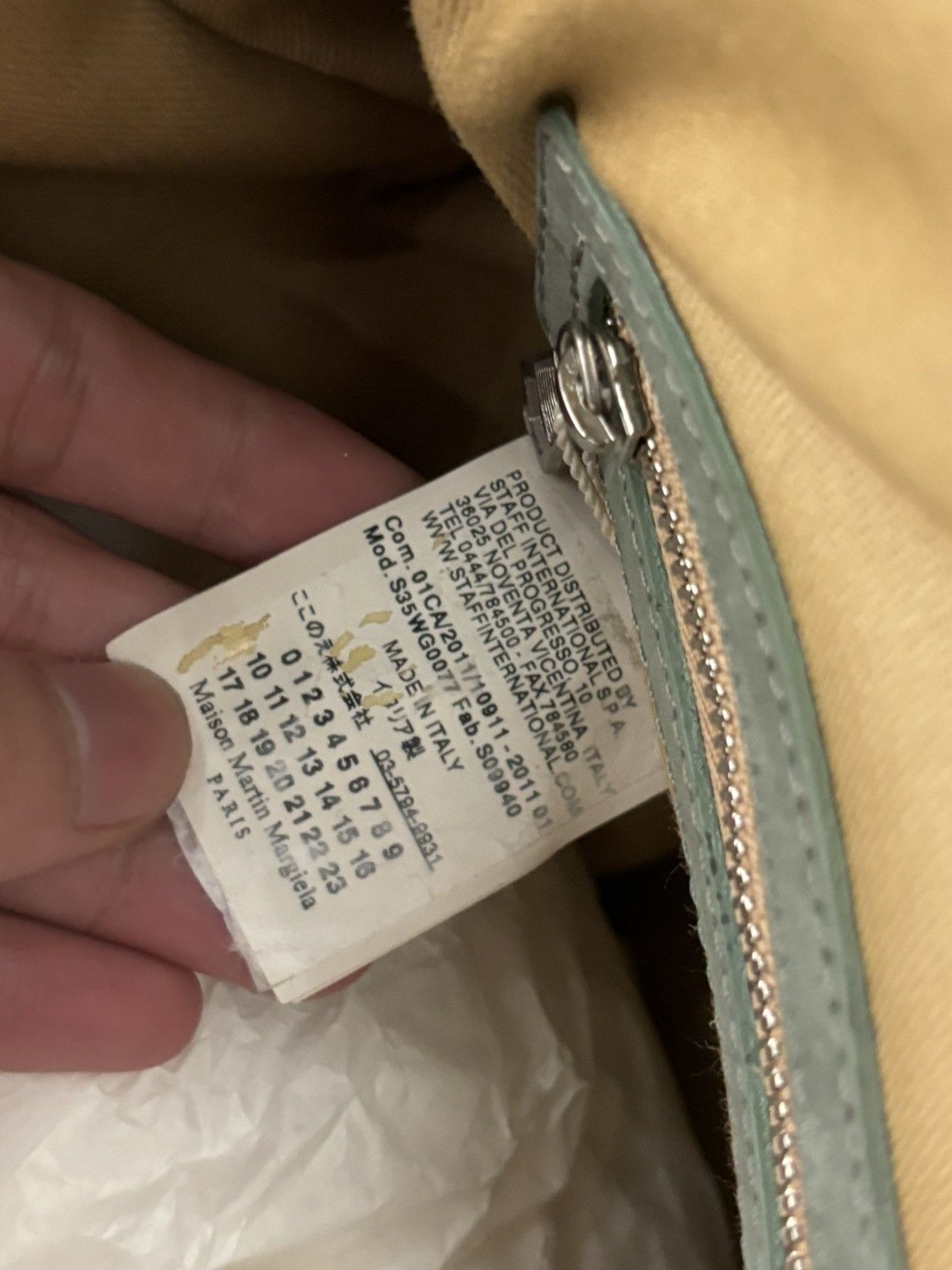 Maison Margiela Maison Martin Margiela | AW2010 Mung Bean Paste Travel Bag Size ONE SIZE - 7 Thumbnail
