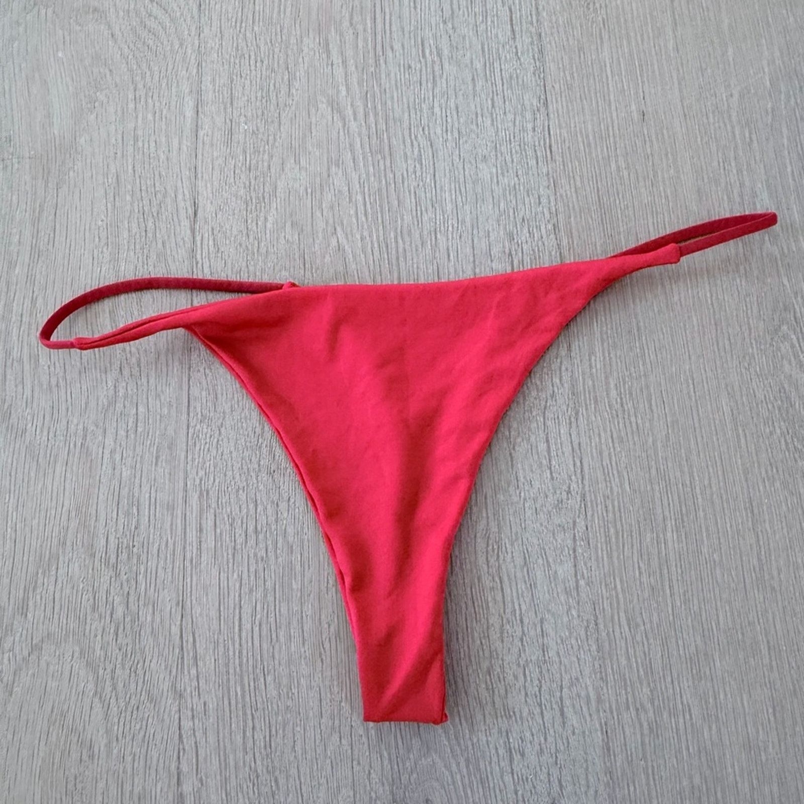 Other Red Swimwear Swimsuit Bikini Bottom thong size XS/S Size ONE SIZE - 1 Thumbnail