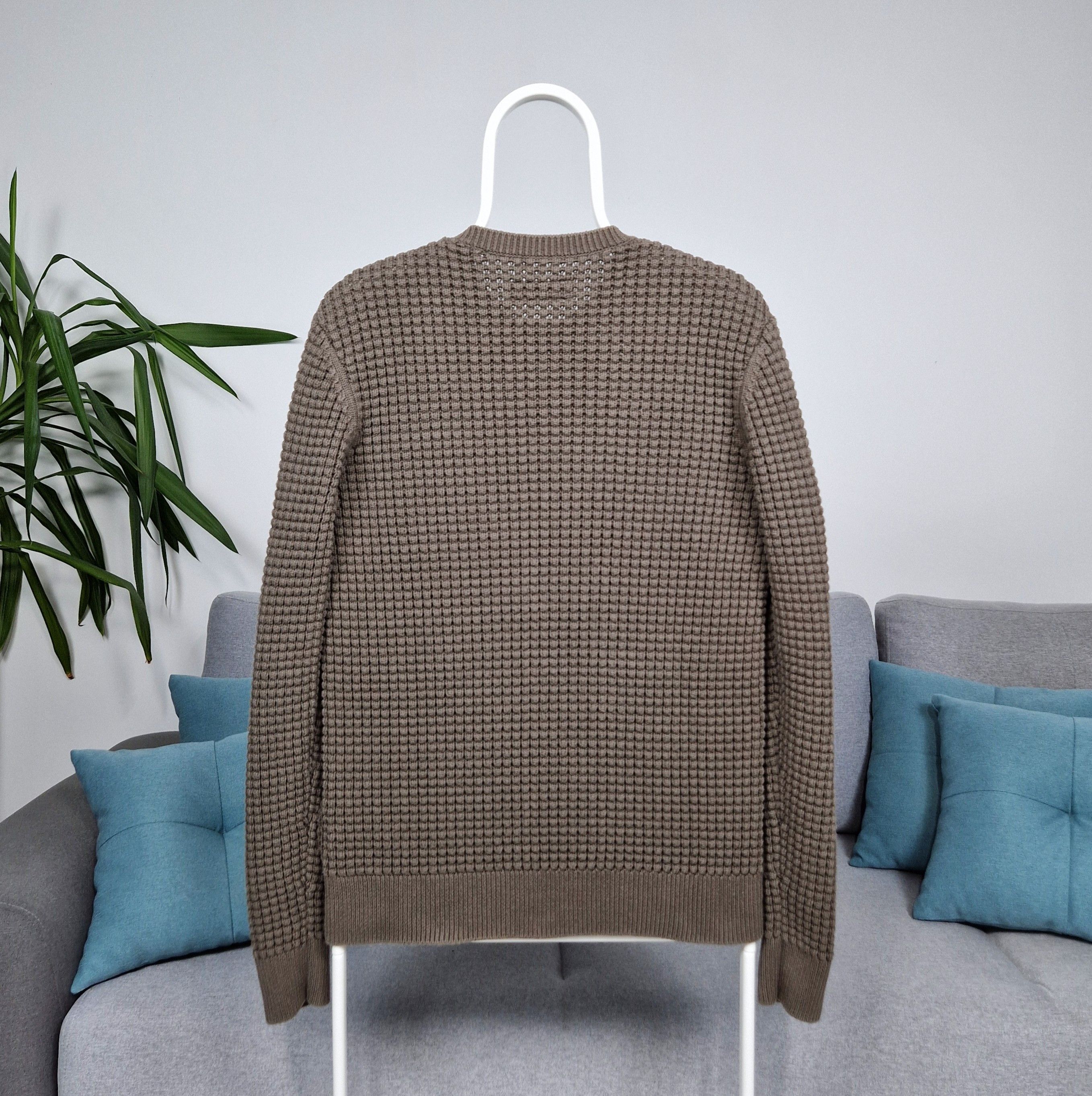 Allsaints Men's AllSaints Kargg Crew knitwear sweater swetashirt khaki Size US S / EU 44-46 / 1 - 3 Thumbnail