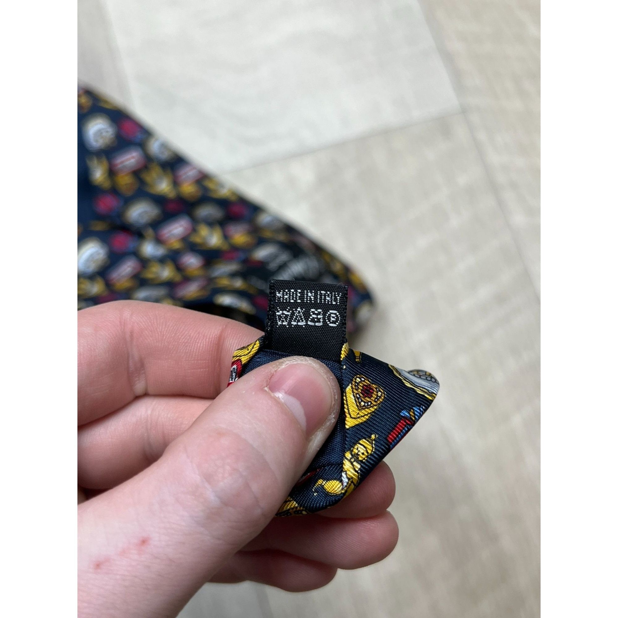Chopard Chopard Geneve Happy Birthday Silk Tie (Y0143) Size ONE SIZE - 4 Thumbnail