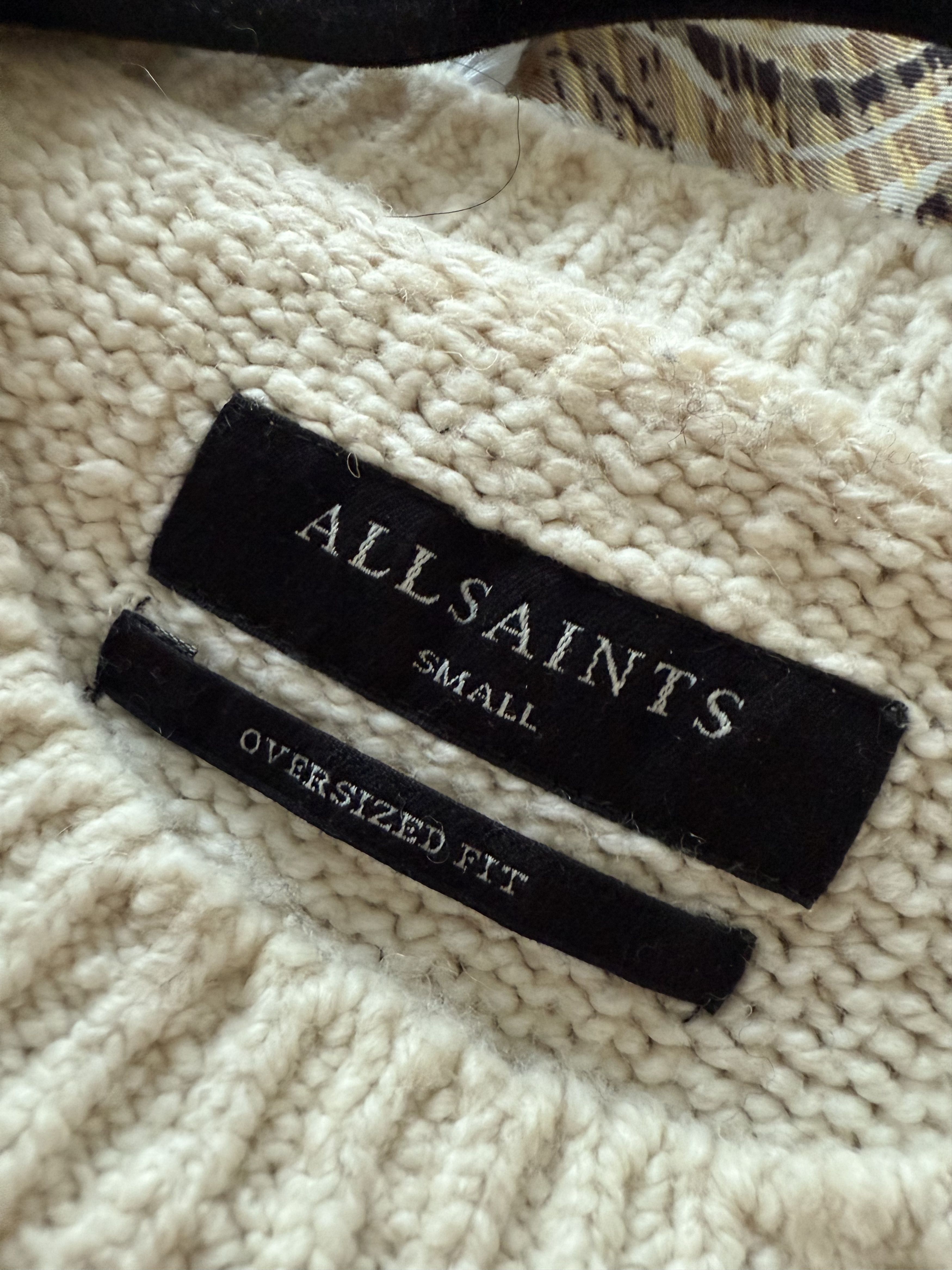 Allsaints Boxy Oversized Wool Crew Sweater Size US S / EU 44-46 / 1 - 3 Thumbnail