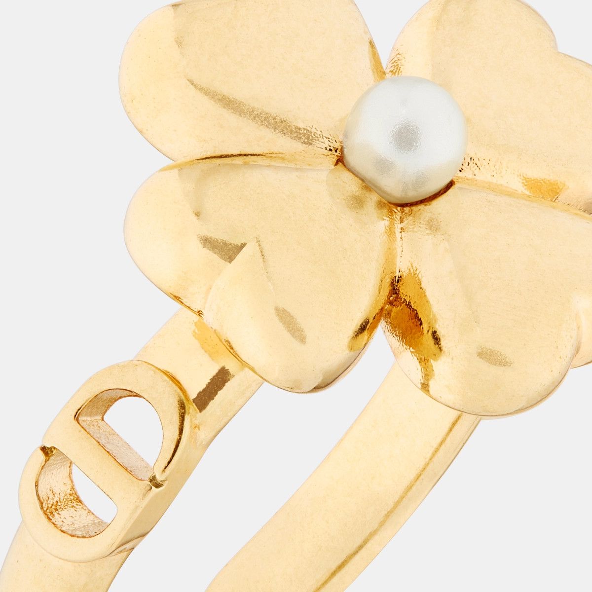 Dior o1bcso1str0126 Size:OS/Lucky Ring in Golden/White Size ONE SIZE - 4 Thumbnail