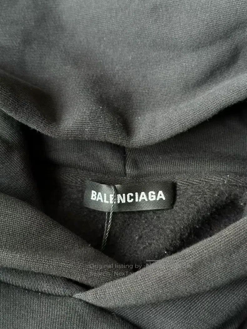 Balenciaga Balenciaga Double B Hoodie Size US XL / EU 56 / 4 - 4 Thumbnail