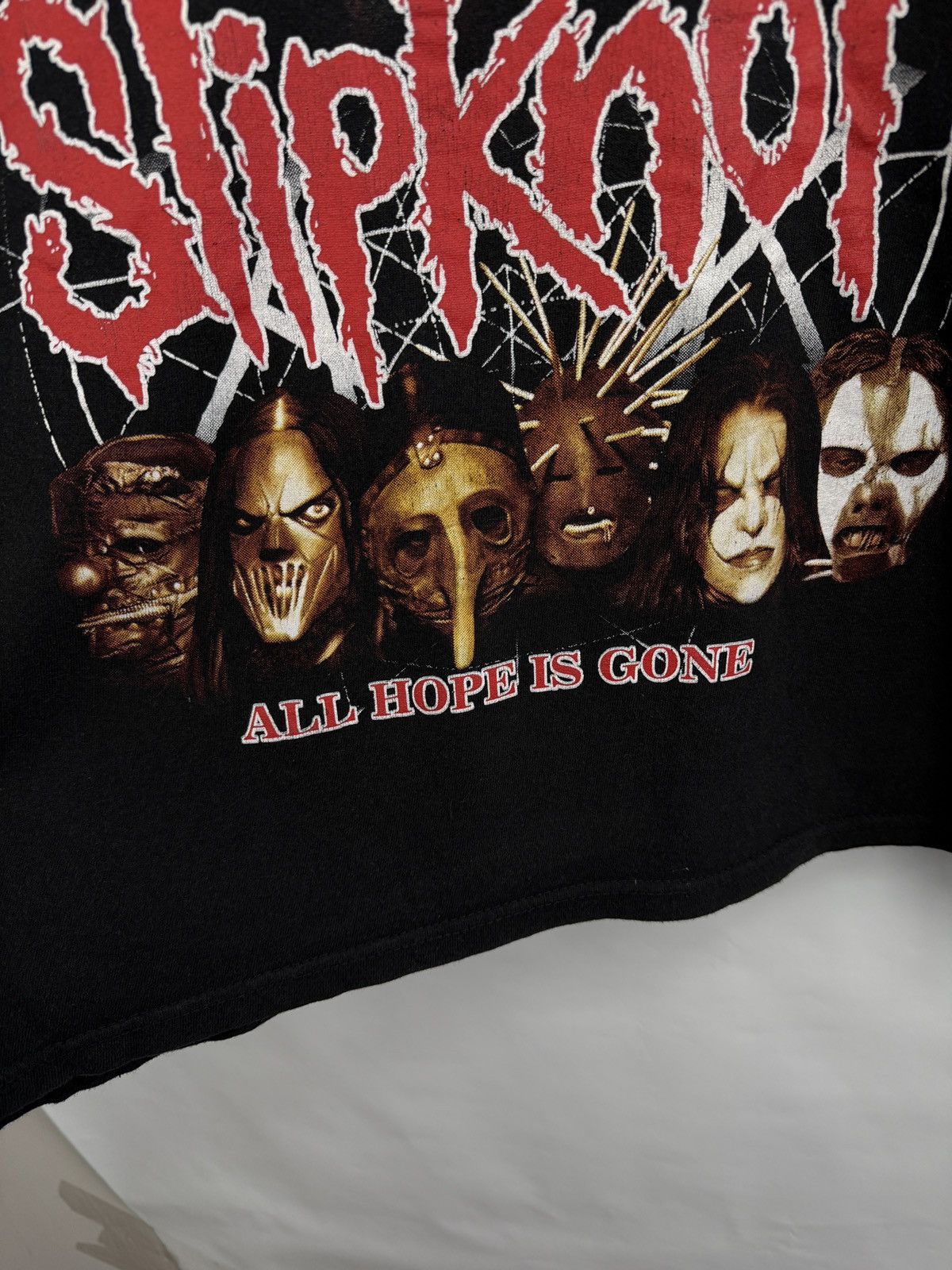 Slipknot 🇺🇸 Vintage 2008 Slipknot All Hope is Gone T-Shirt Heavy Metal Size US M / EU 48-50 / 2 - 5 Thumbnail