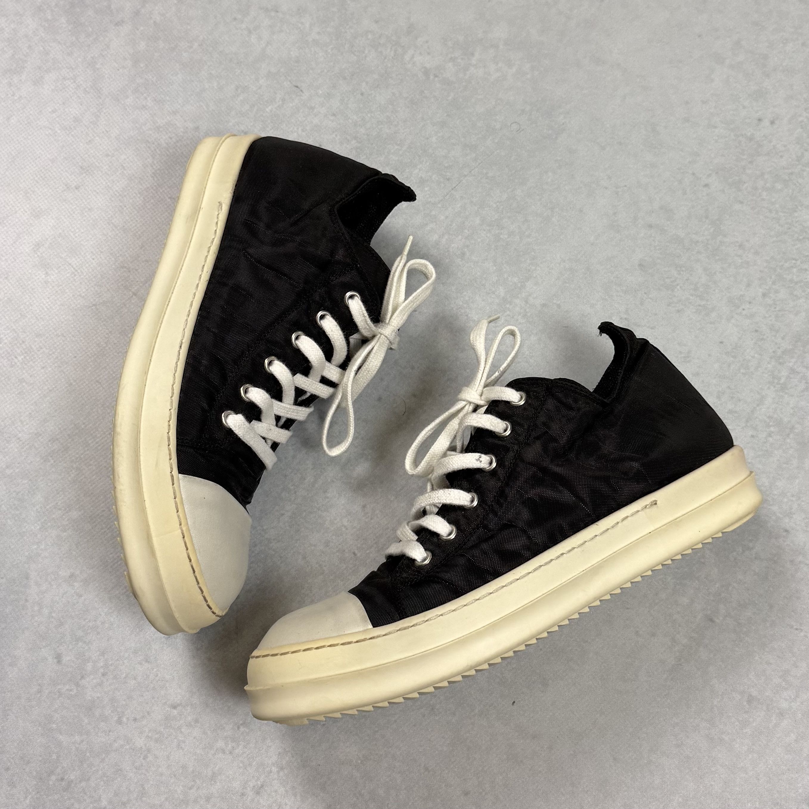 Rick Owens RICK OWENS DRKSHDW BLACK LOW TOP SNEAKERS SHOES US7 / EU40 Size US 7 / EU 40 - 5 Thumbnail