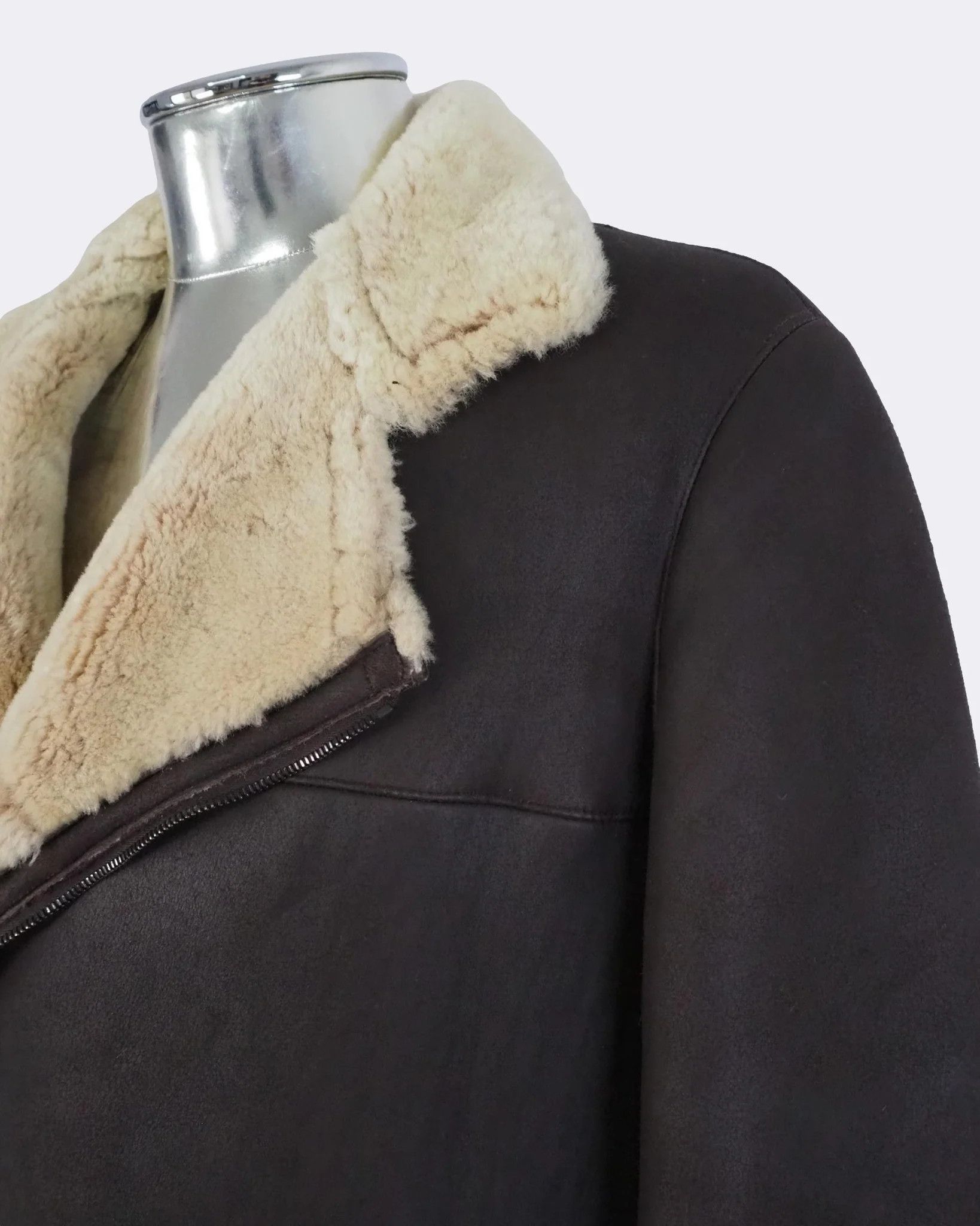 Neil Barrett Neil Barrett Lambskin Leather Shearling Coat $2510 Size US L / EU 52-54 / 3 - 11 Thumbnail