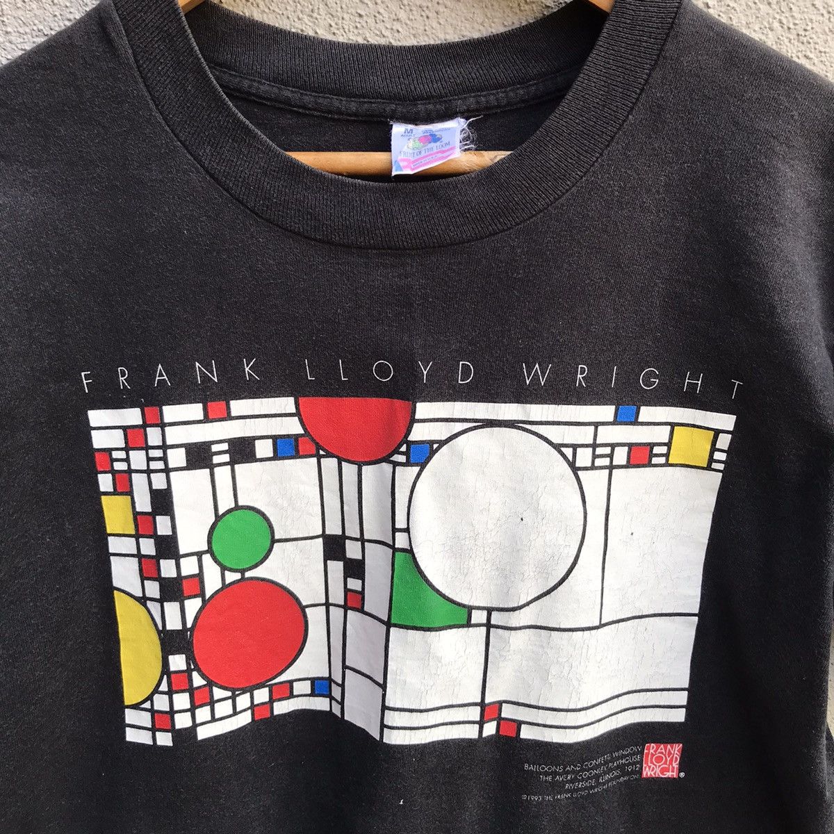 Arts & Science Vintage 90s FRANK LLOYD Wright art tee Size US M / EU 48-50 / 2 - 3 Thumbnail