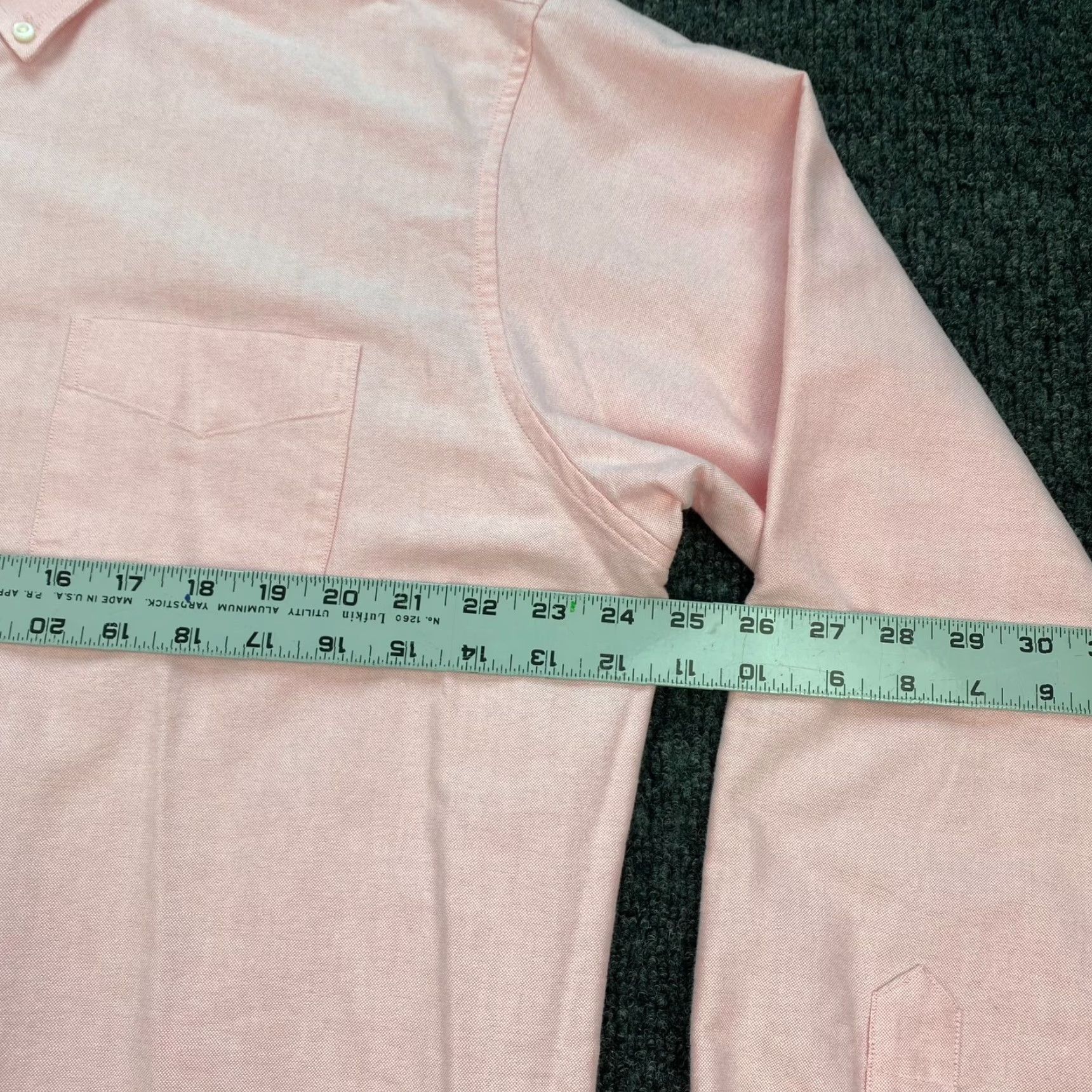 Cremieux Cremieux Shirt Button-Down Collared Long Sleeve 2XL Pink Solid Mens Size US XXL / EU 58 / 5 - 4 Thumbnail