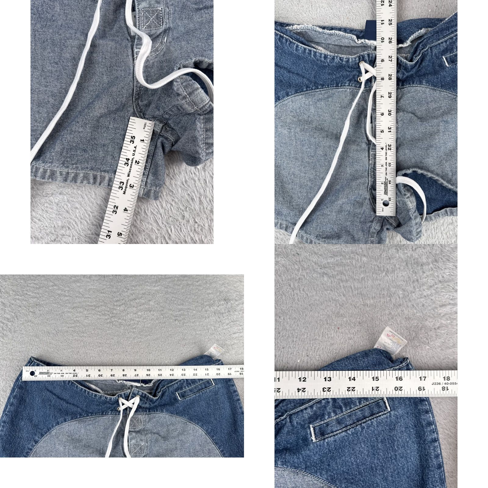 Tommy Hilfiger Tommy Hilfiger Womens Shorts Juniors 13 Blue Denim Cotton Blend Mid Rise 5-Pocket Casual 32x3.5 Size 34" / US 12 / IT 48 - 8 Thumbnail