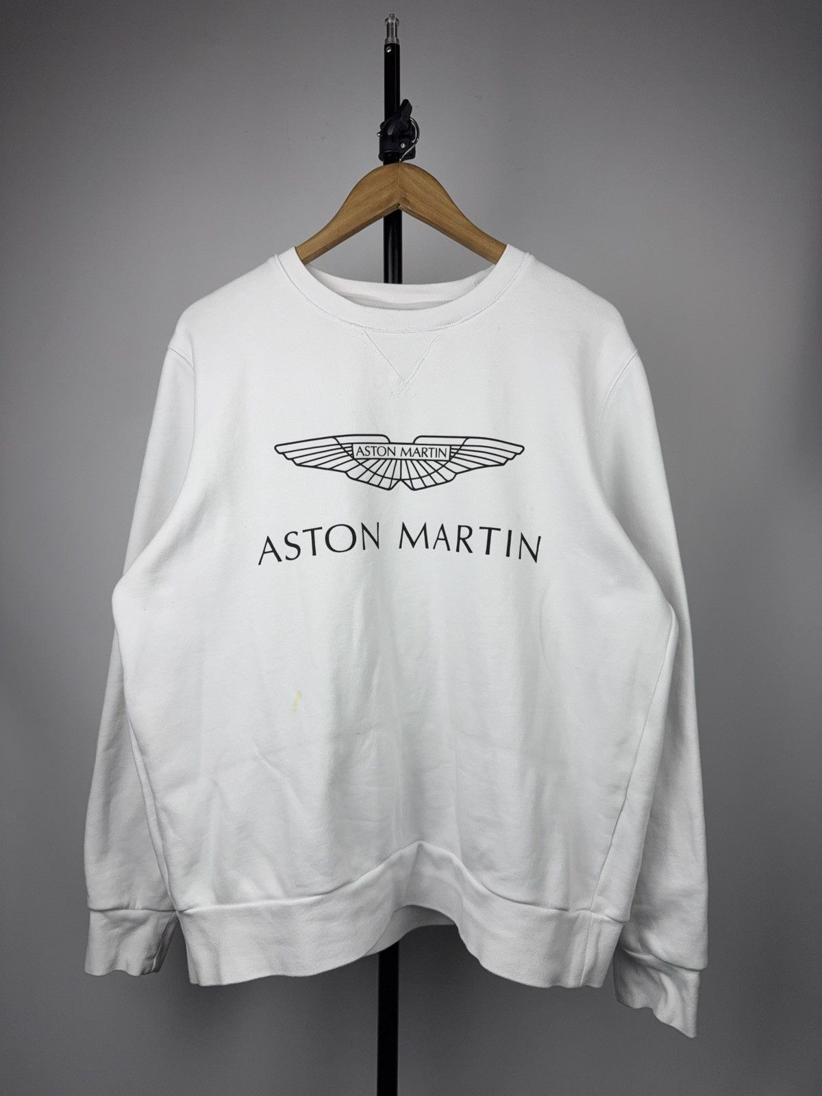 Hackett Racing Aston Martin AMR Hackett London White Sweatshirt Size US L / EU 52-54 / 3 - 1 Thumbnail