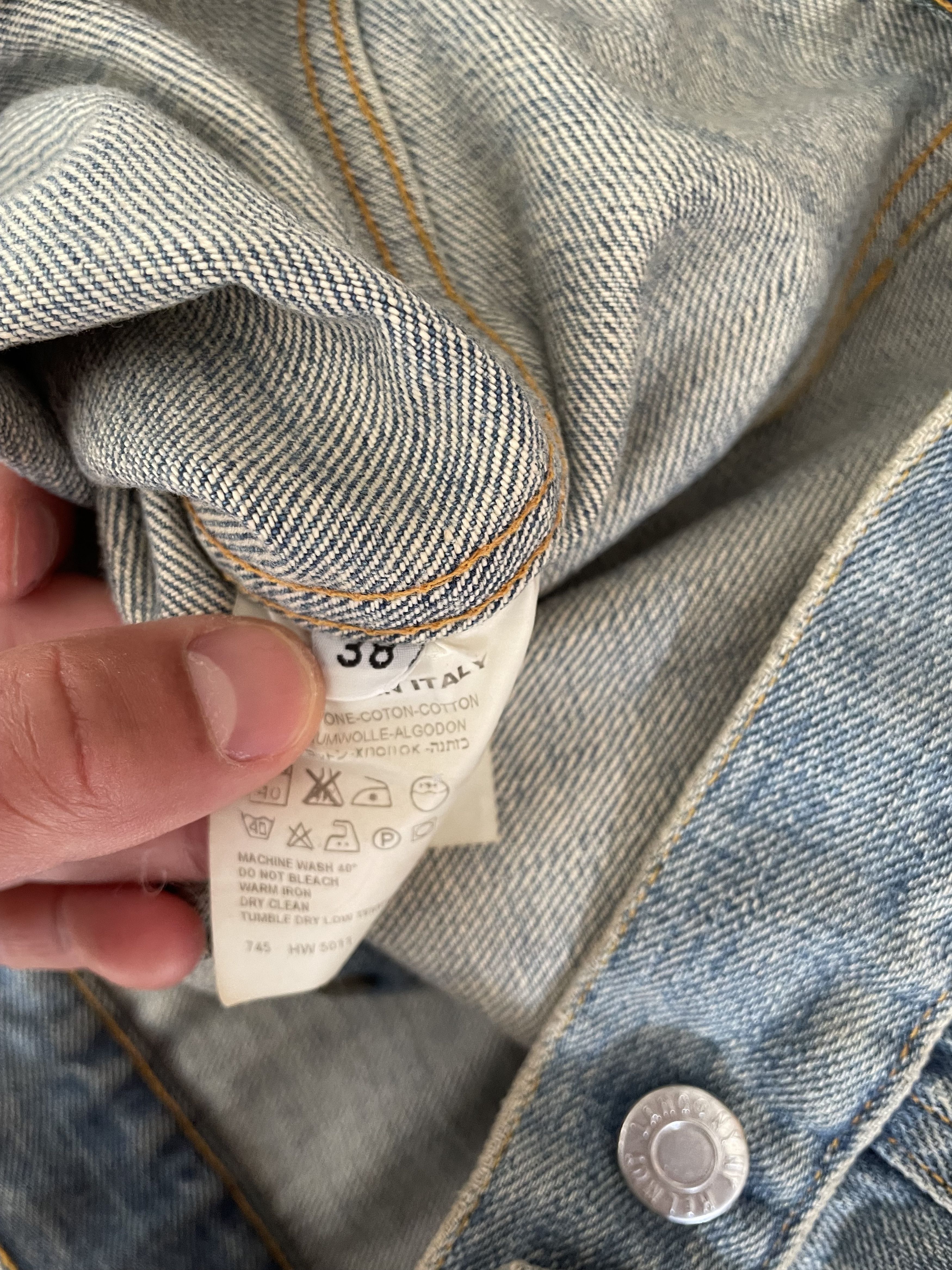 Helmut Lang Helmut Lang Sandwashed Denim Jacket Size US M / EU 48-50 / 2 - 7 Thumbnail