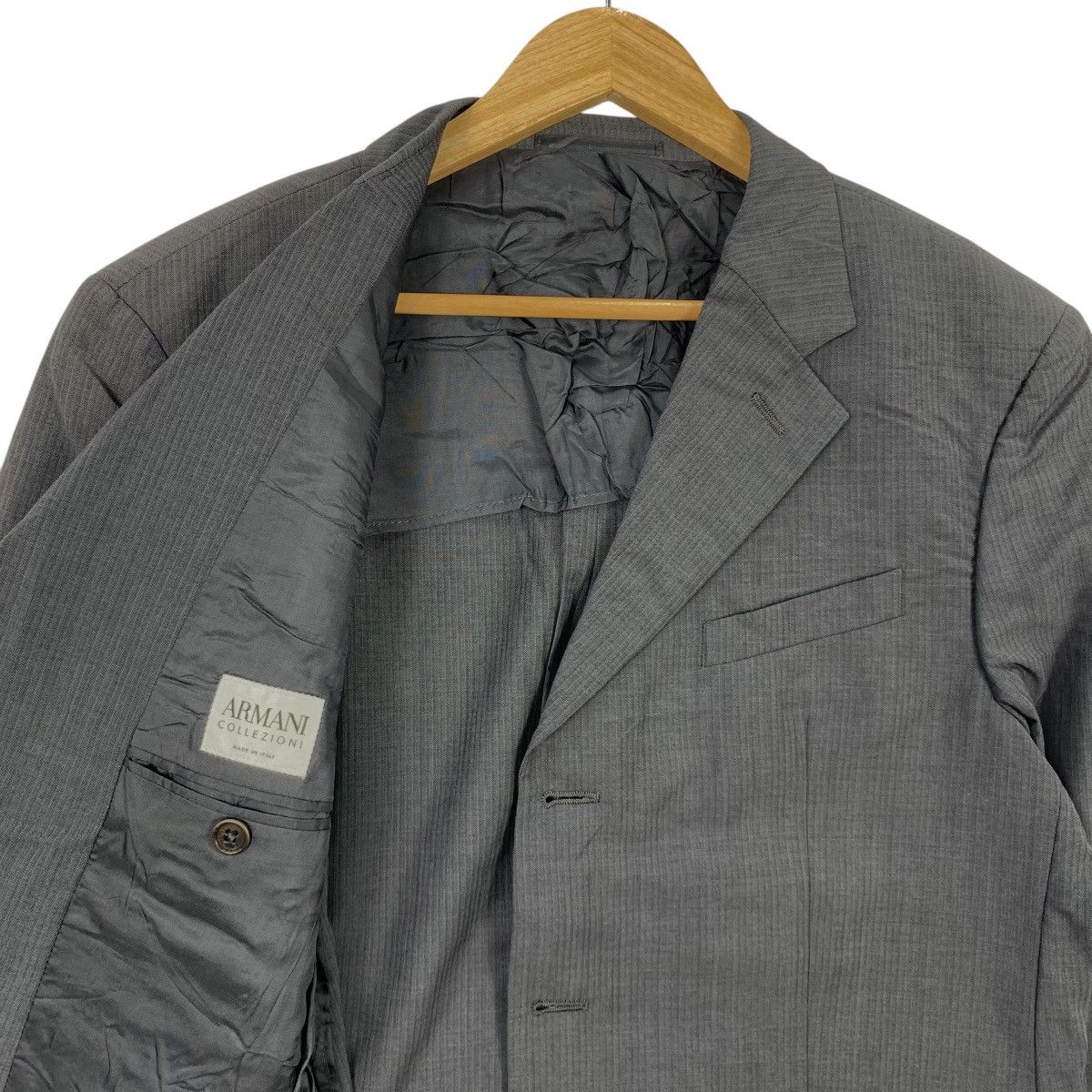 Armani Collezioni × Designer ARMANI Collezioni Made In Italy Italian Designer Blazer Coat Size 42R - 5 Thumbnail