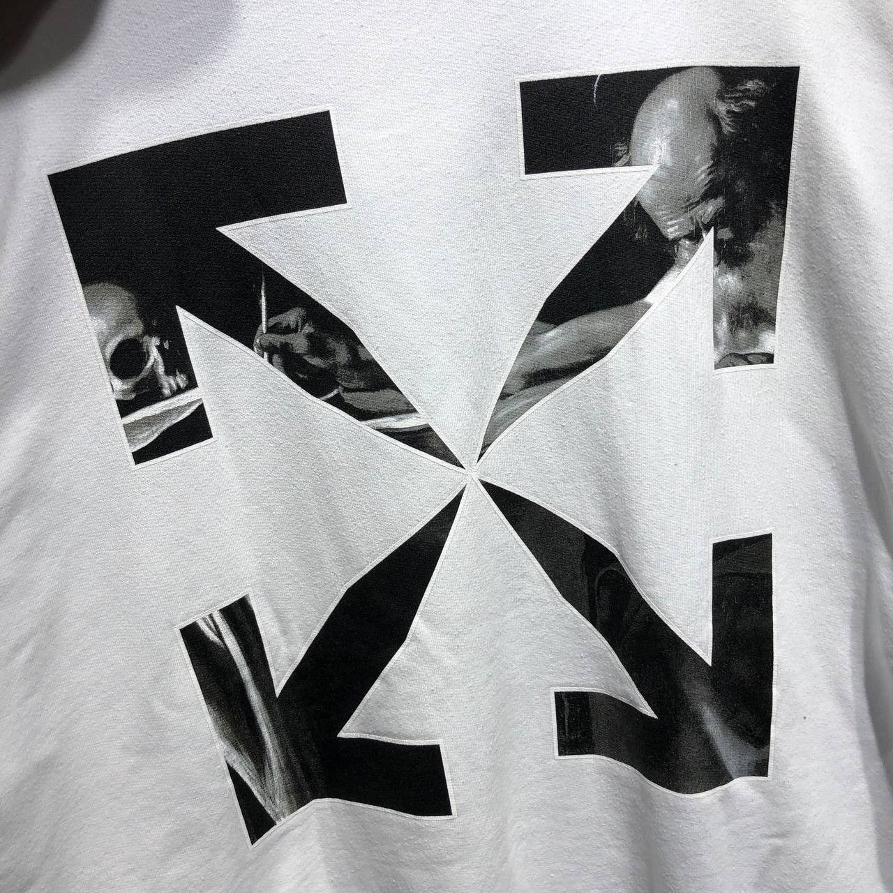Off-White Off-White FW21 Caravaggio Arrows hoodie Size US L / EU 52-54 / 3 - 2 Thumbnail