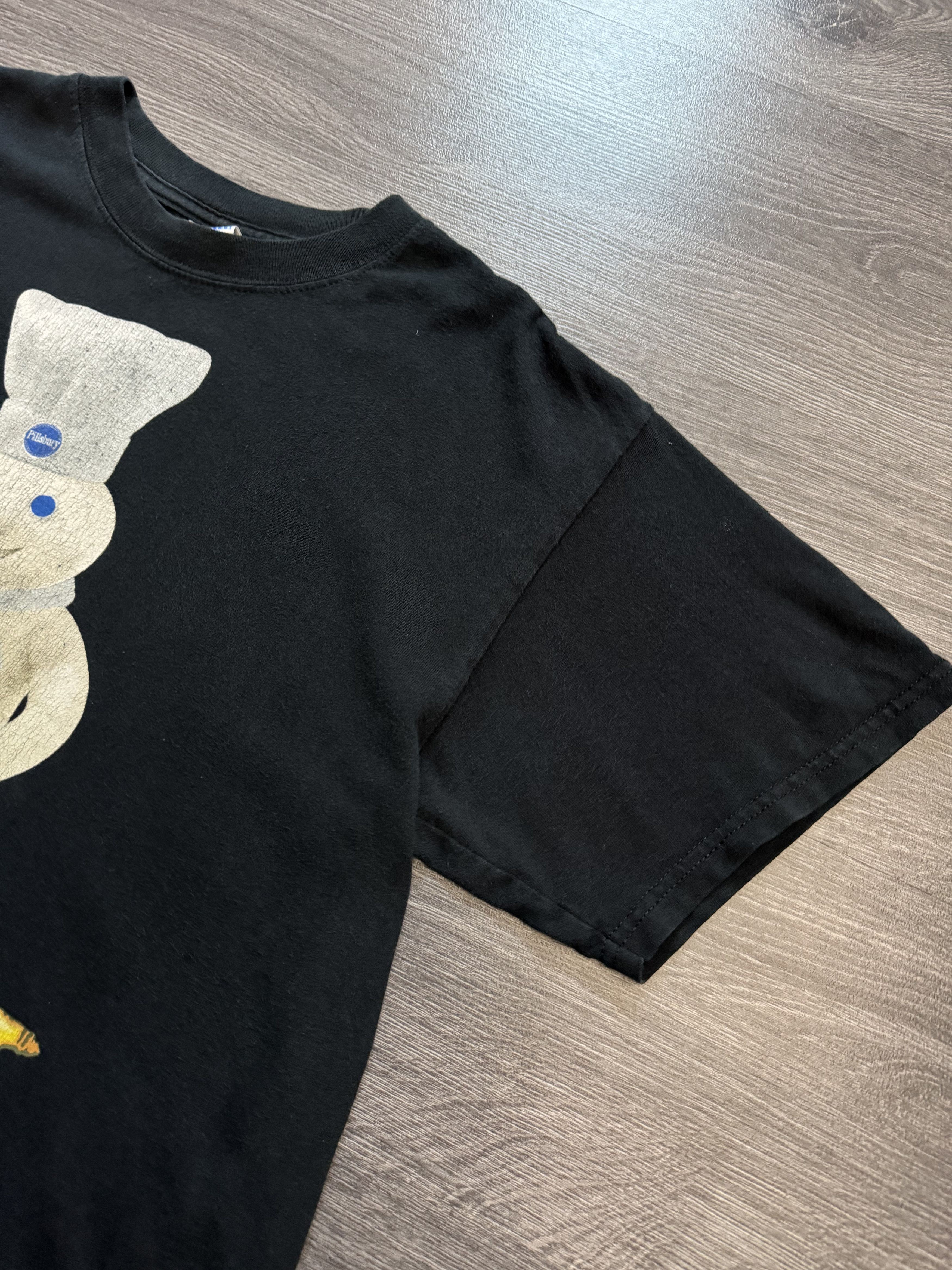 Vintage Vtg 00's Helloween Pillsbury Doughboy Cropped T-shirt Size US M / EU 48-50 / 2 - 5 Thumbnail