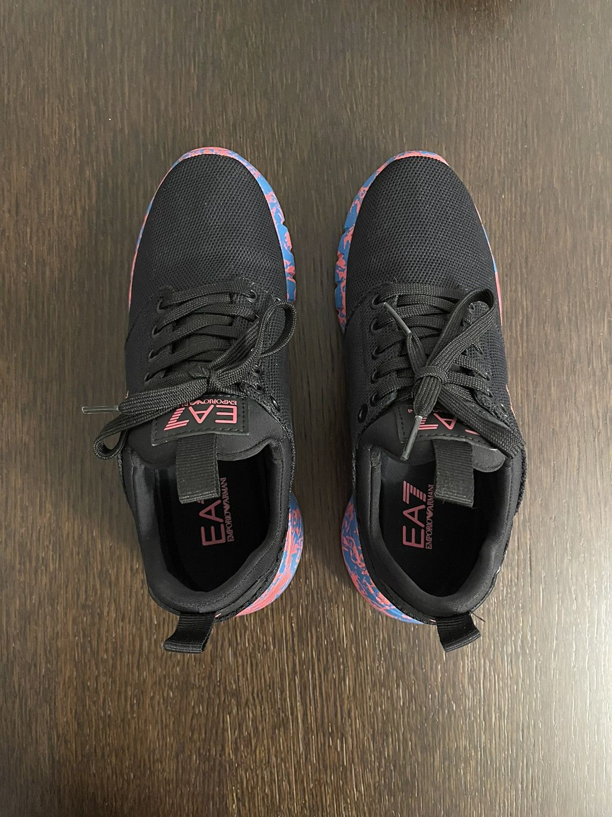 Emporio Armani EA7 black training sneakers Size US 5.5 / IT 35.5 - 7 Thumbnail