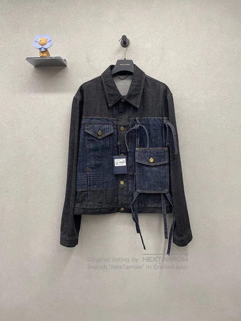 Louis Vuitton LV Dark Blue Pocket Denim Jacket. Size US XL / EU 56 / 4 - 1 Thumbnail