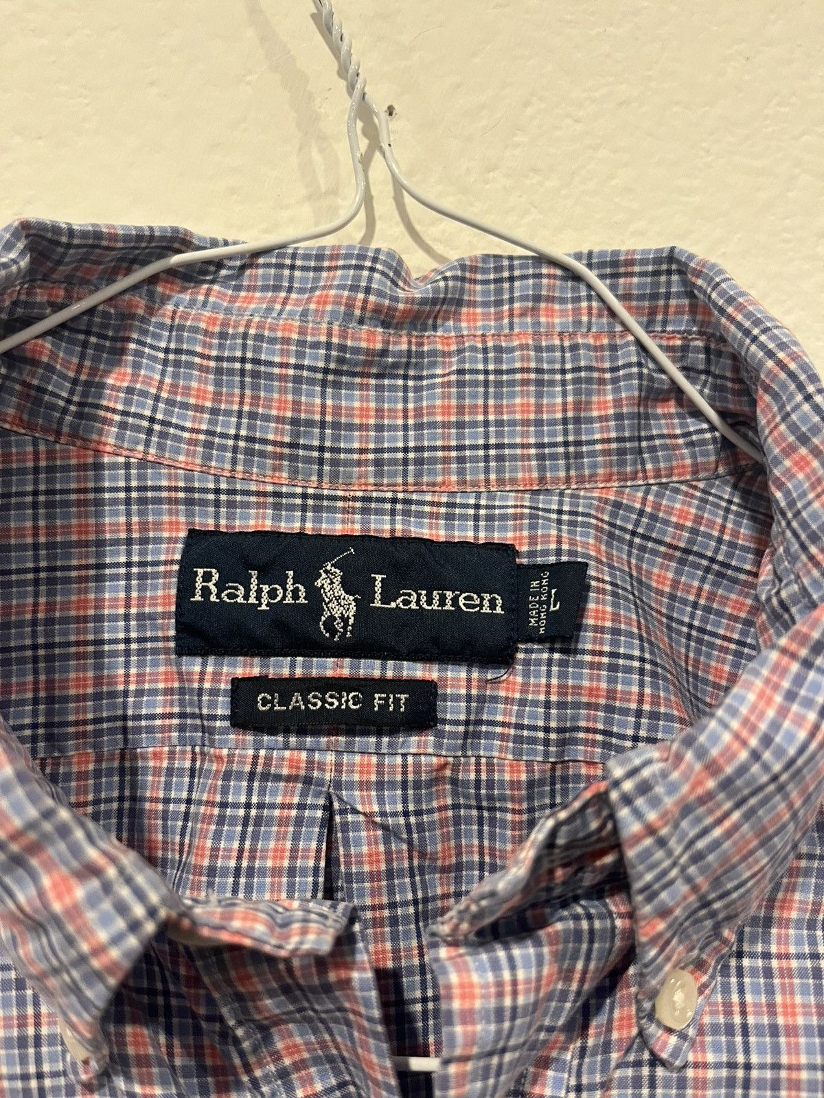 Ralph Lauren Ralph Lauren Classic Fit Men’s Size Large Button Down Plaid Size US L / EU 52-54 / 3 - 2 Thumbnail