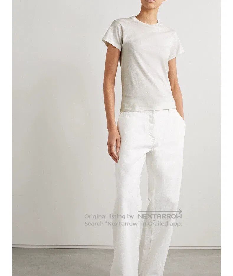 The Row The row Ladies white round neck and short sleeves Size M / US 6-8 / IT 42-44 - 1 Thumbnail