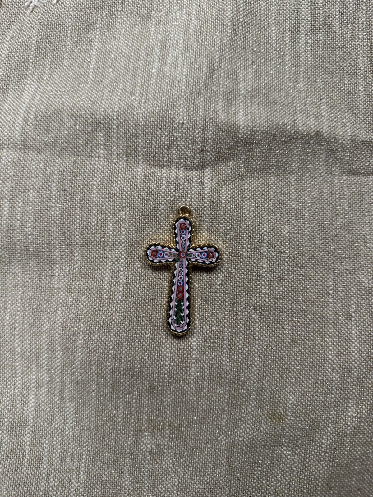Other VINTAGE ITALIAN CROSS PENDANT Size ONE SIZE - 1 Thumbnail