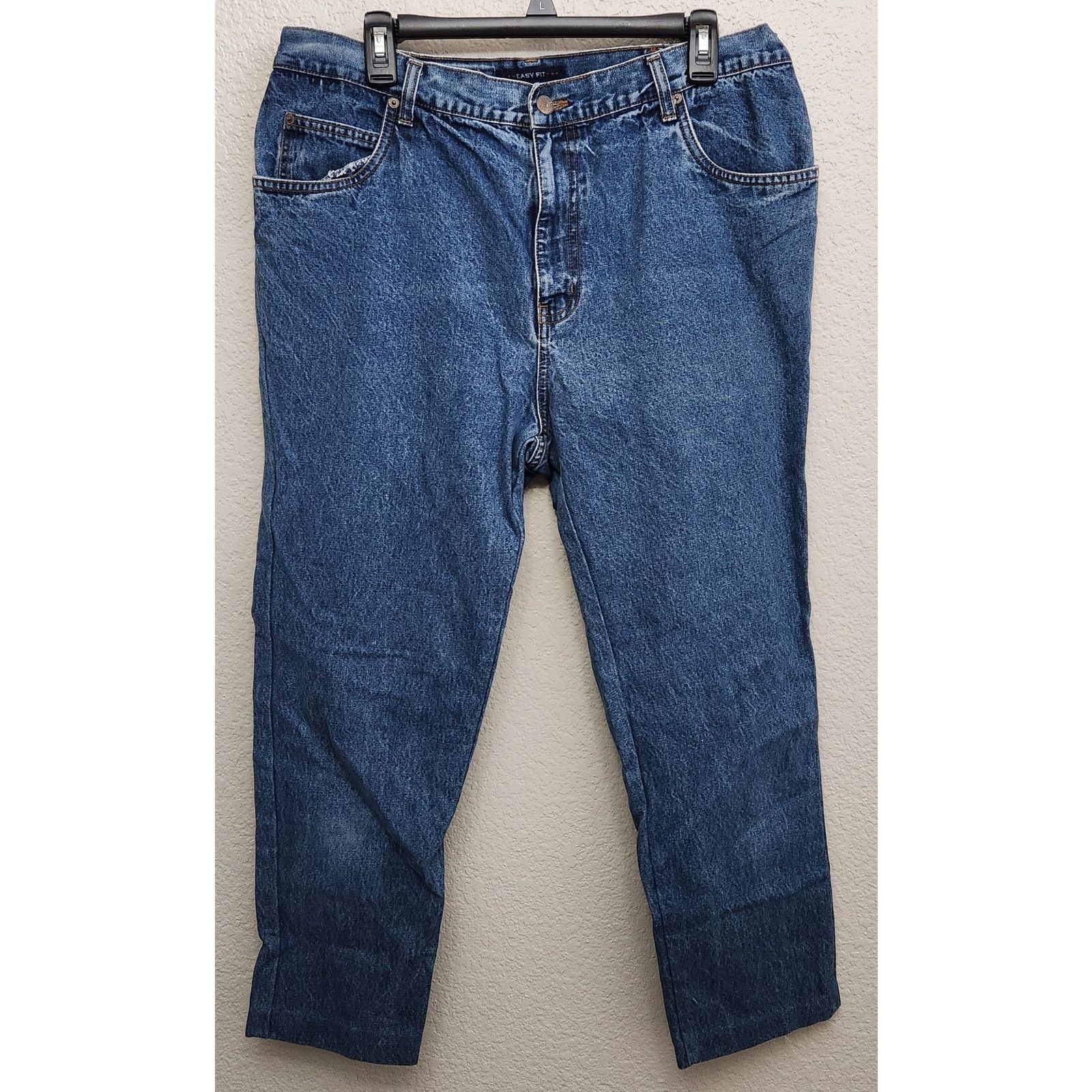 Bill Blass Bill Blass Woman Blue Easy Fit Tapered Legs Jeans 14 Size 36" / US 14 / IT 50 - 1 Thumbnail