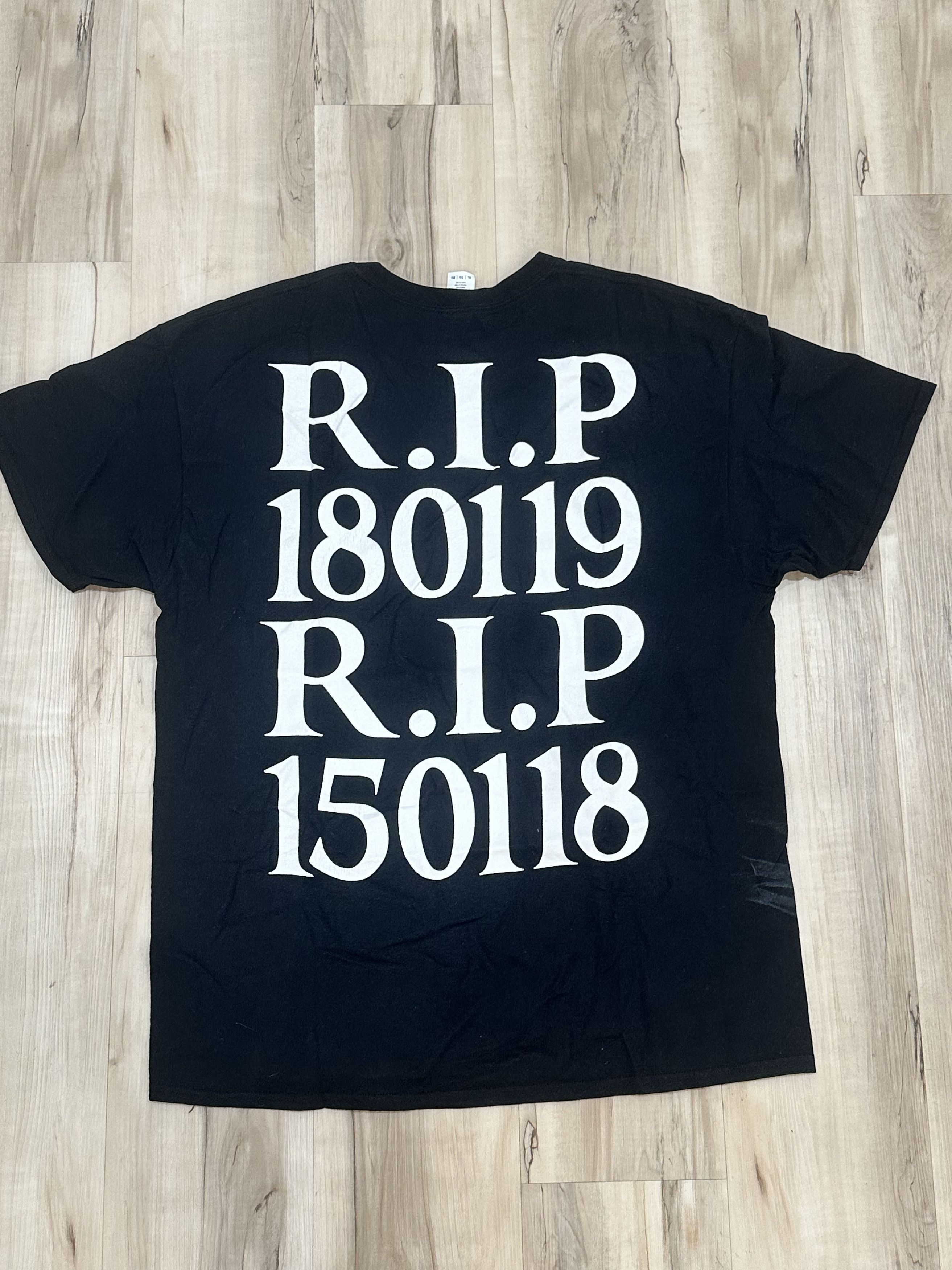 Playboi Carti Playboi Carti 'Die Lit' Tour Merch Tee – RIP XL Size US XL / EU 56 / 4 - 2 Thumbnail