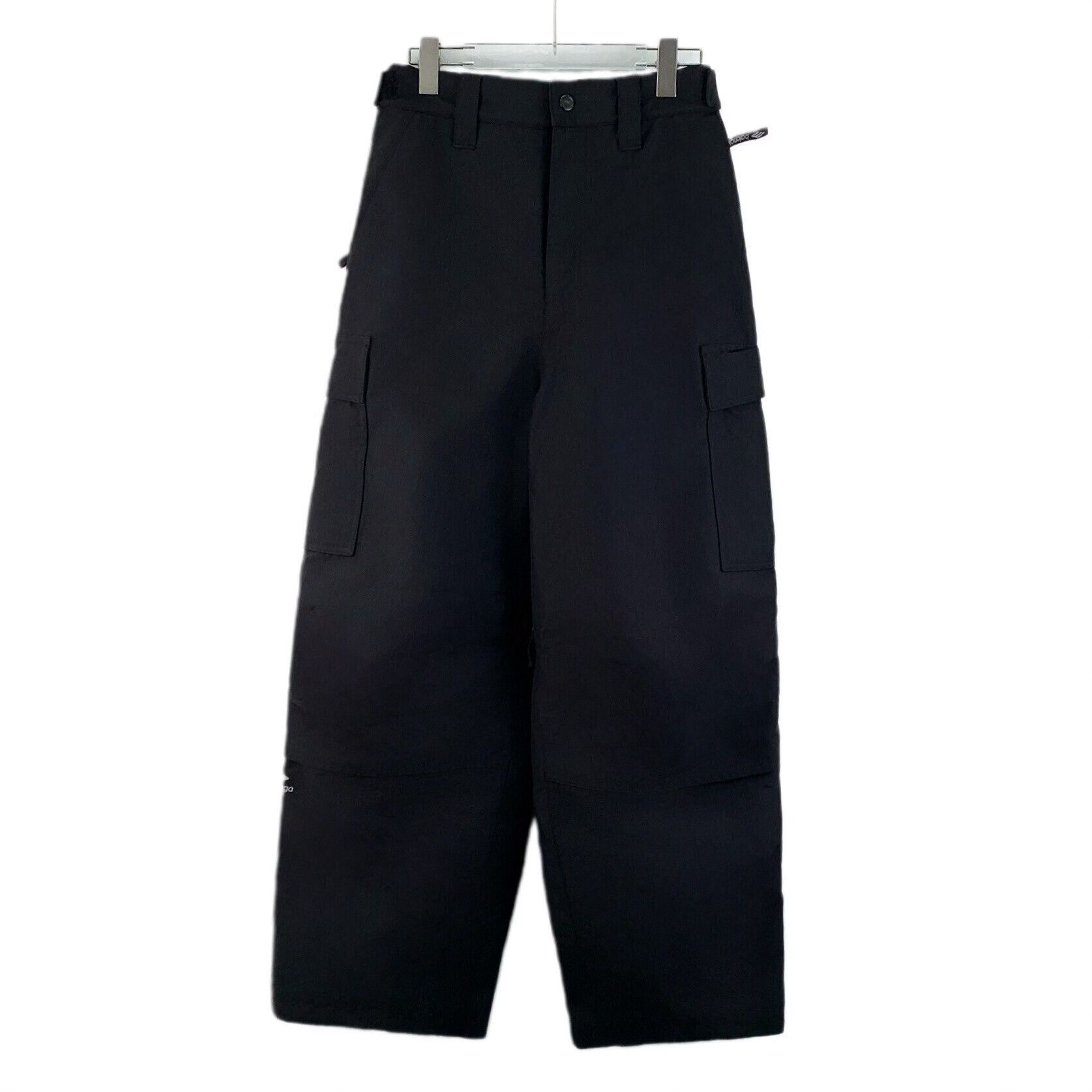 Balenciaga Balenciaga Black Logo Embroidered Ski Pants Size US 28 / EU 44 - 1 Thumbnail