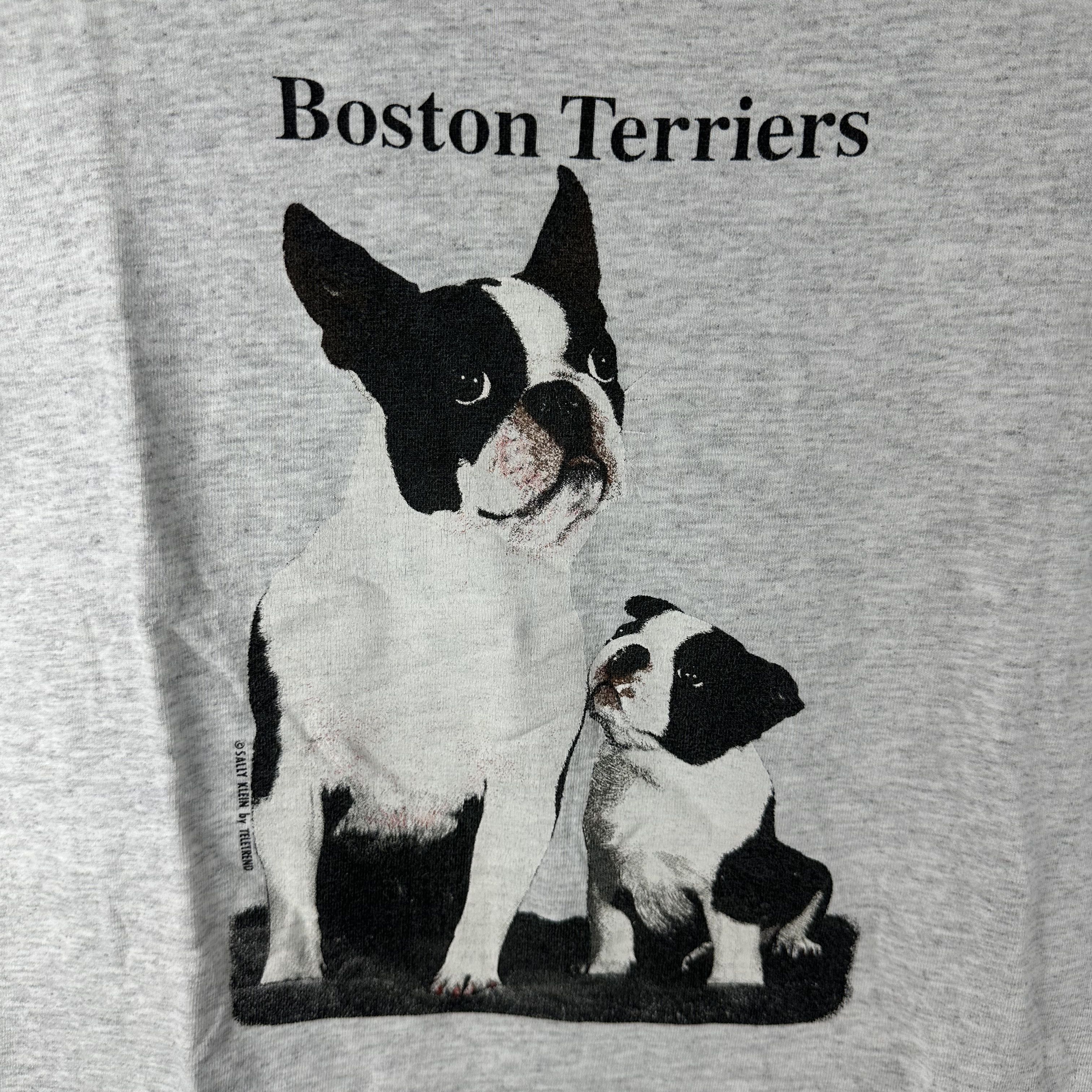 Vintage ​​​​90s Boston Terrier Dog Breed Pet Dog Lovers T-shirt Size US M / EU 48-50 / 2 - 2 Thumbnail