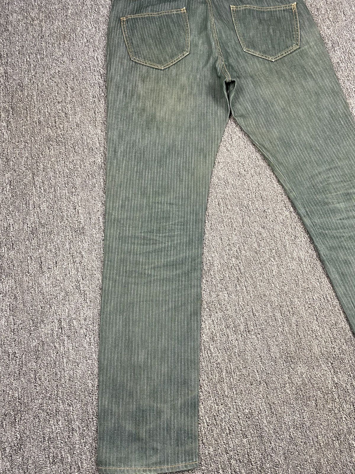 Japanese Brand Two Way Flare Herringbone Jeans Size US 32 / EU 48 - 12 Thumbnail