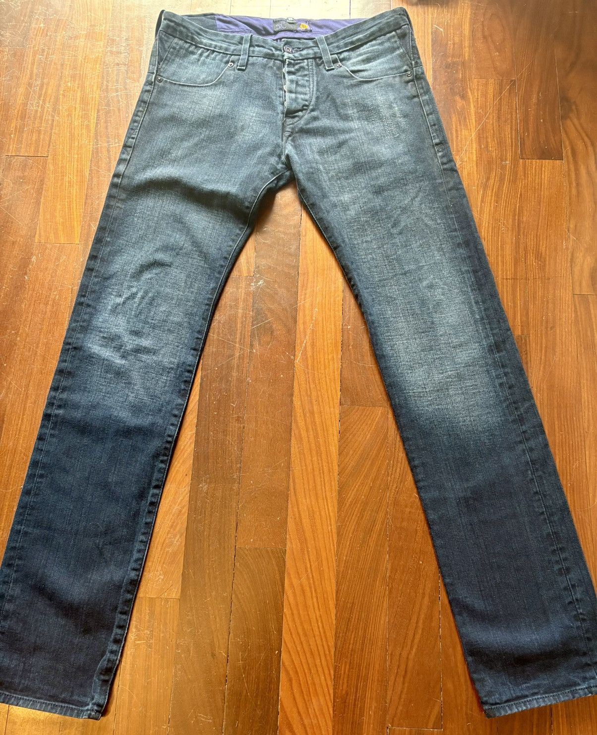 Lee Archive 2006 Lee Powell L714 - No Rivets - Shadow Indigo Size US 32 / EU 48 - 1 Thumbnail