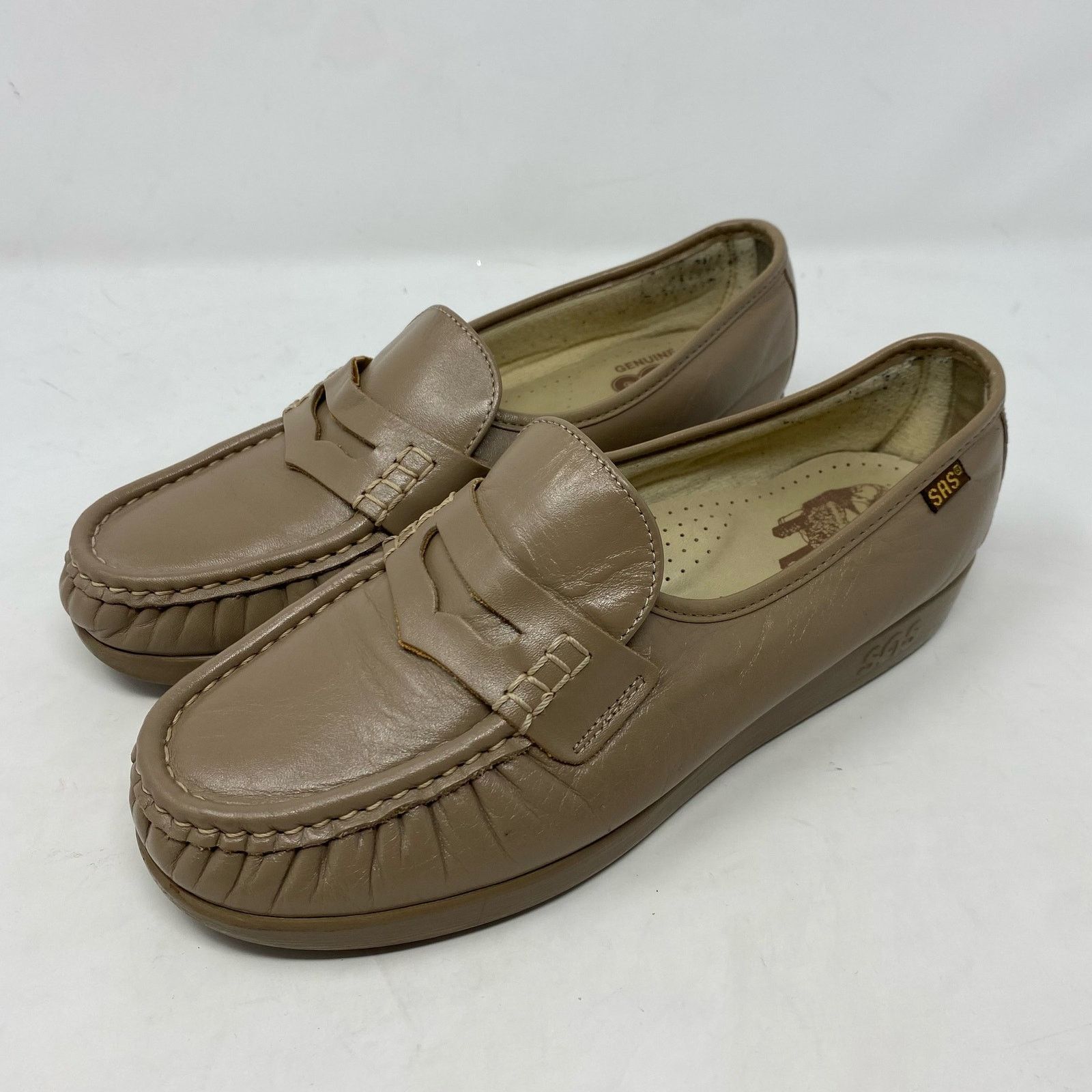 SAS SAS Classic Timeless Mocha Loafer Womens Size 8.5 W Size US 8.5 / IT 38.5 - 1 Thumbnail