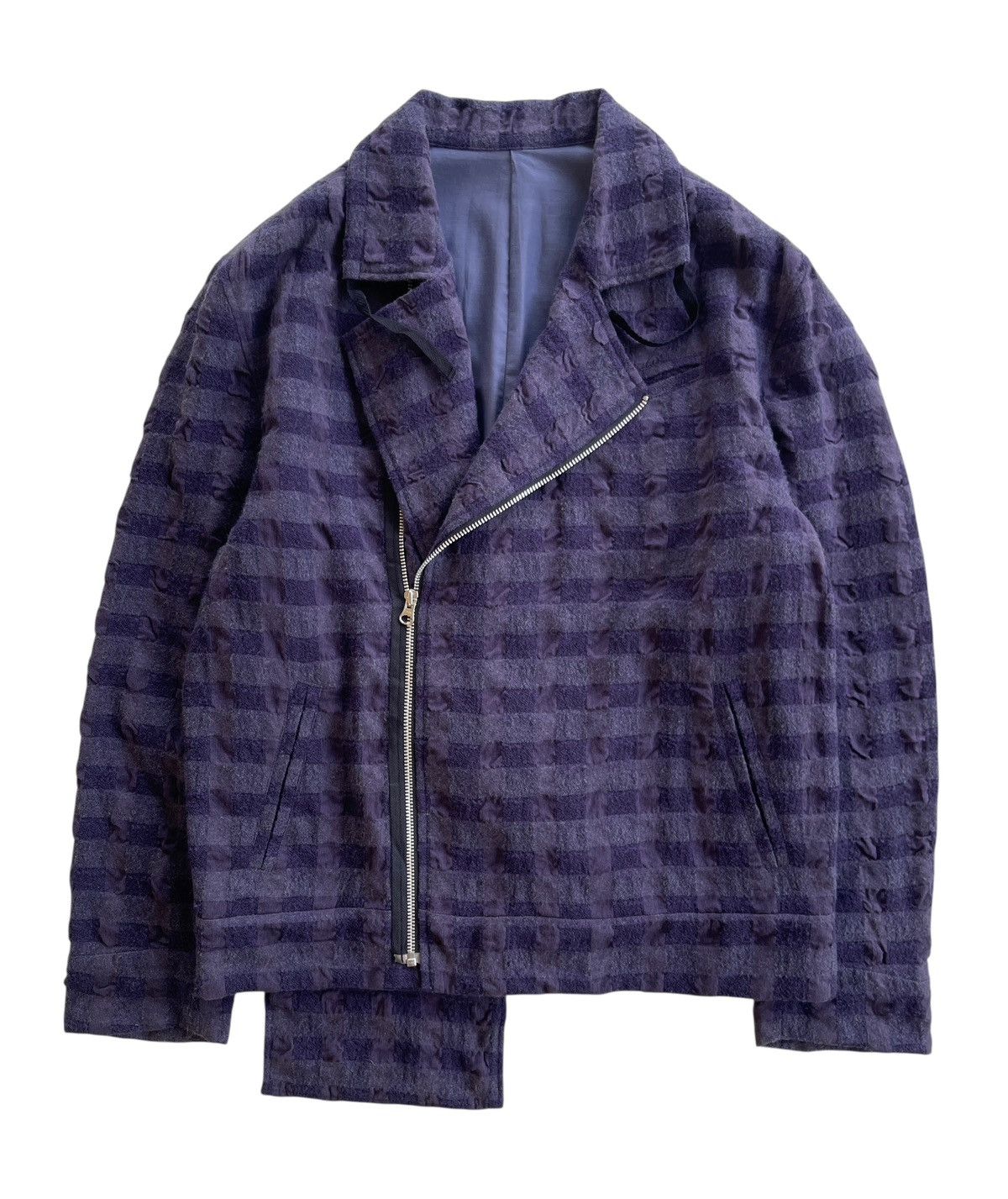 PPFM PPFM Double Collar Cotton Blend Rider Jacket Size US L / EU 52-54 / 3 - 2 Thumbnail