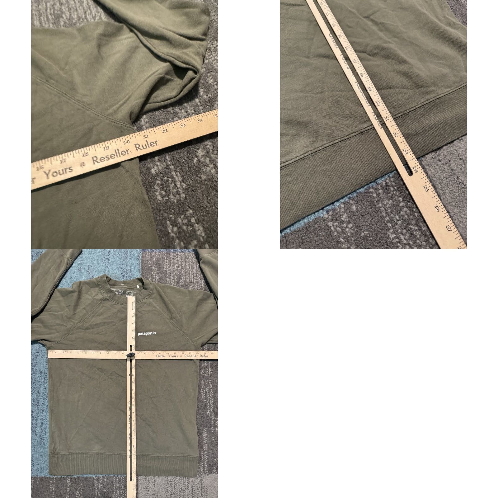 Patagonia Patagonia Sweatshirt Mens Small Green P-6 Logo Organic Crew French Terry Size US S / EU 44-46 / 1 - 9 Thumbnail