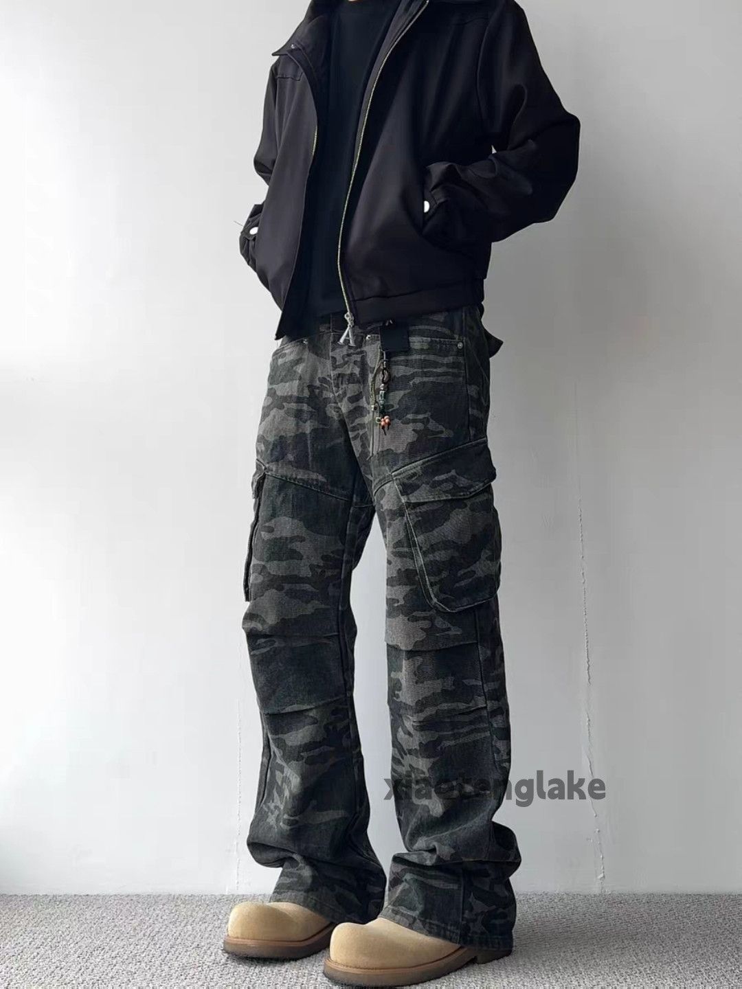 Designer × Vintage unisex utility military tactical punk pleated camo pants Size US 26 / EU 42 - 4 Thumbnail